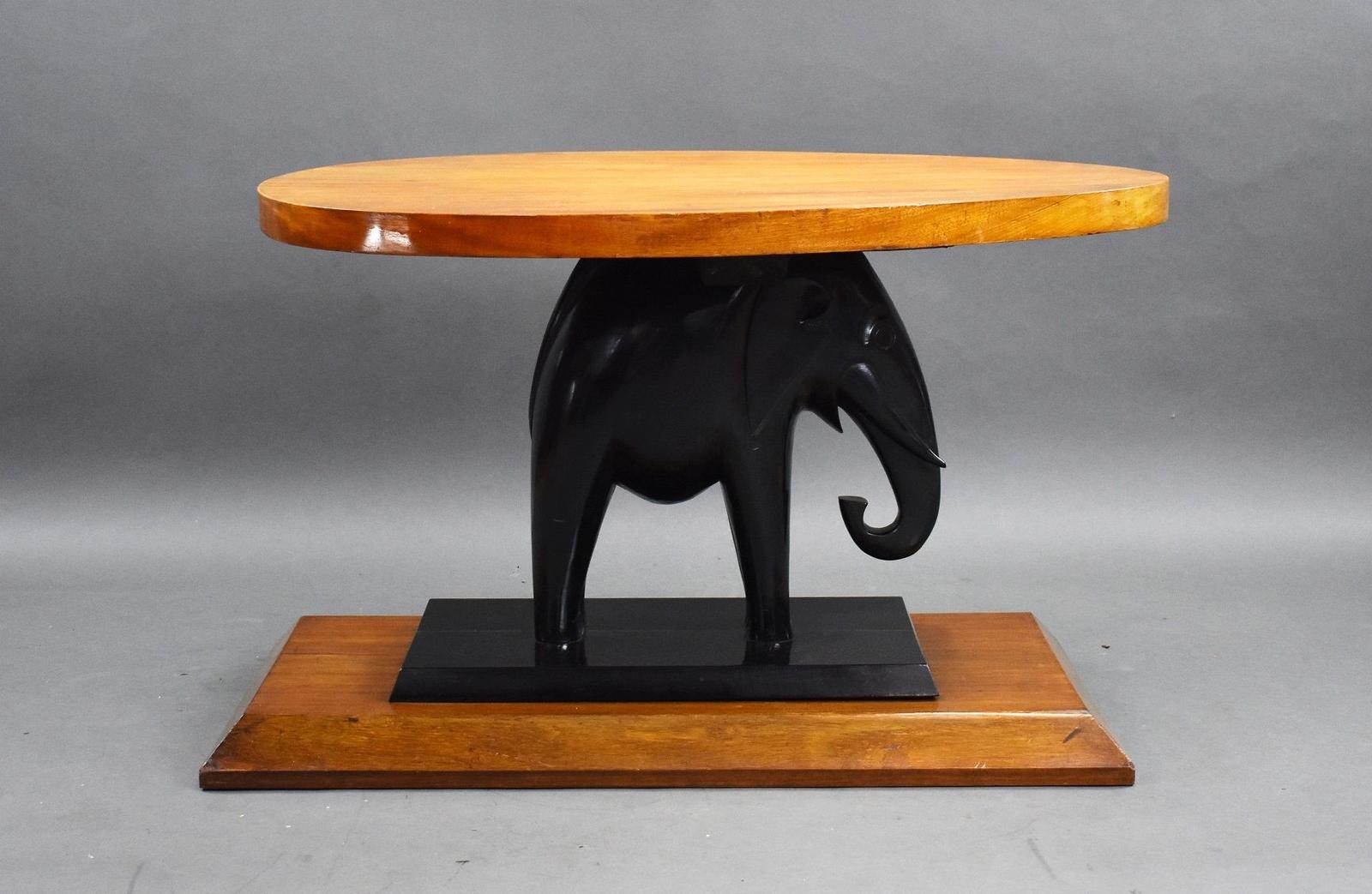 Deco Ebony/walnut Coffee Table (1 of 5)