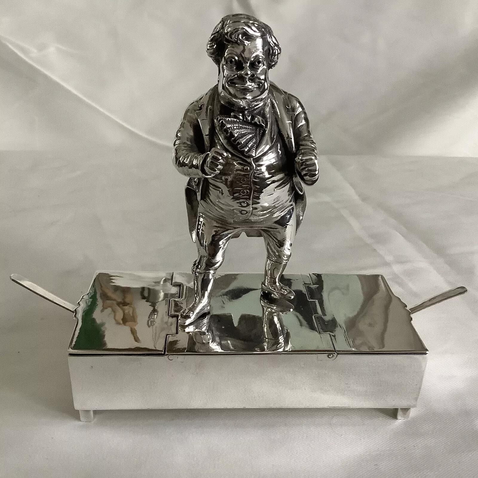 Important & Rare Silver Cruet Set by Edward Charles Brown - London 1880 (1 of 5)