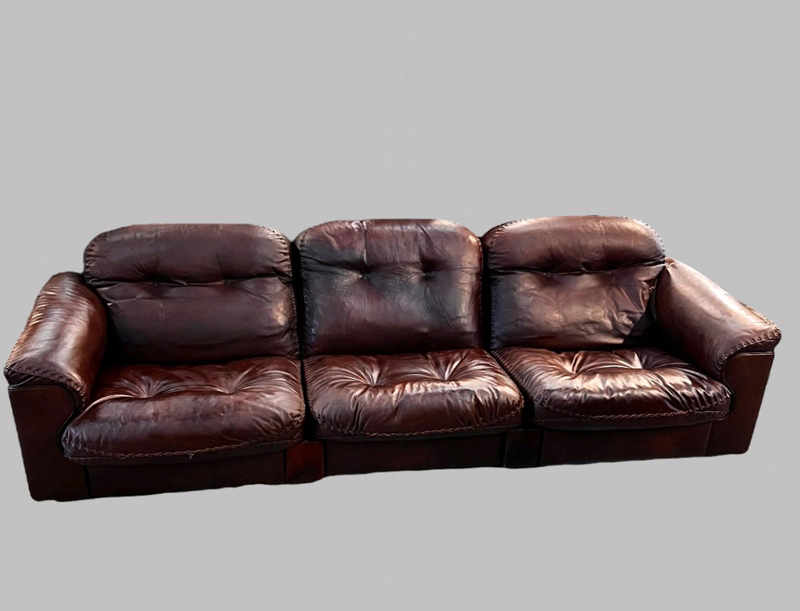 Vintage Mid Century De Sede James Bond Sofa Scandi Retro (1 of 10)