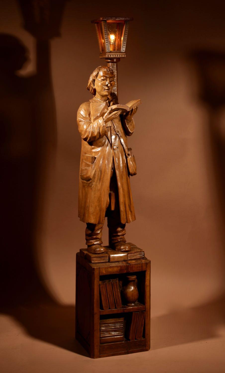 Ukraine Interest, Amusing Sculpture Of A Bibliophile/ Bookworm (1 of 14)