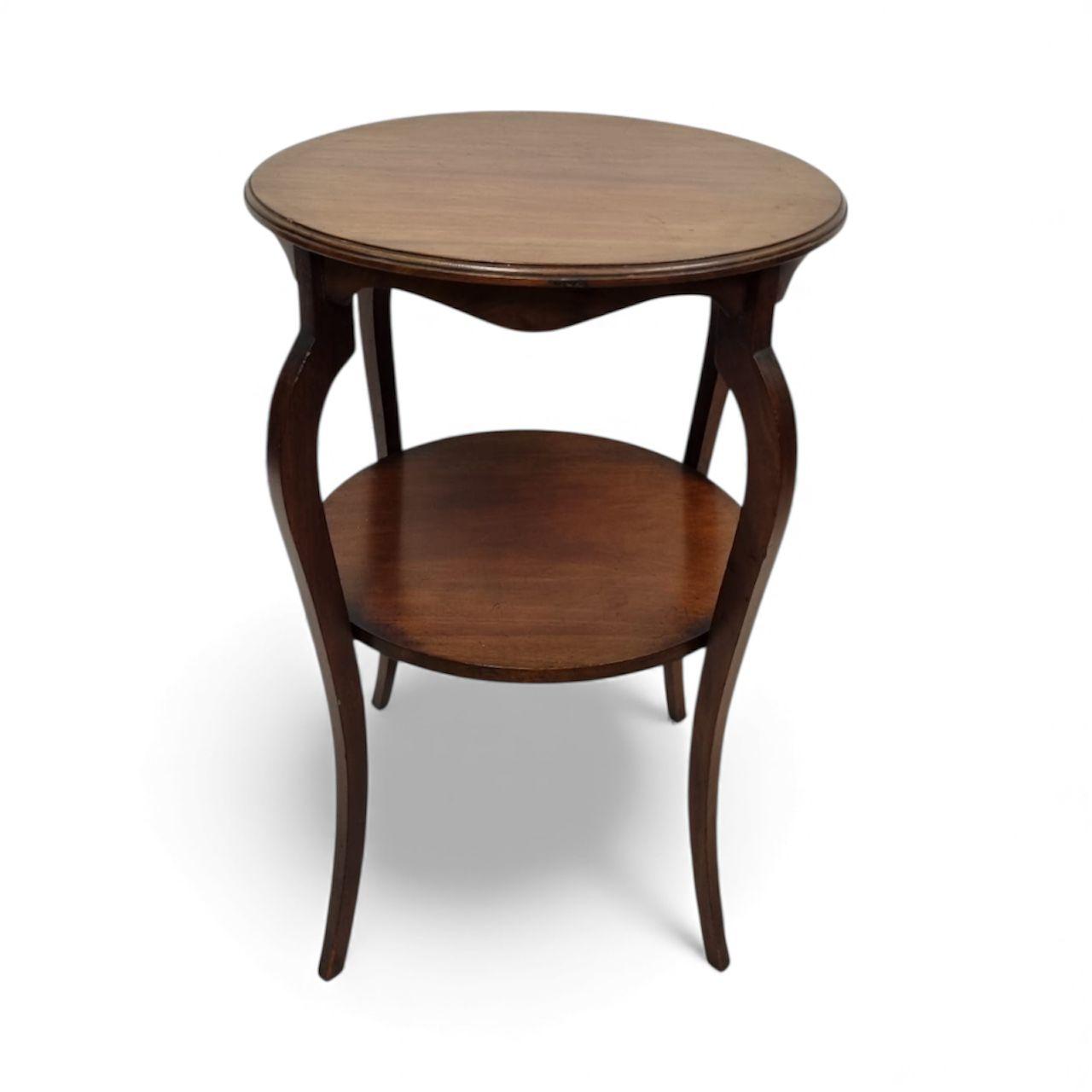 Mahogany Two-tier Occasional Table c.1940 (1 of 8)