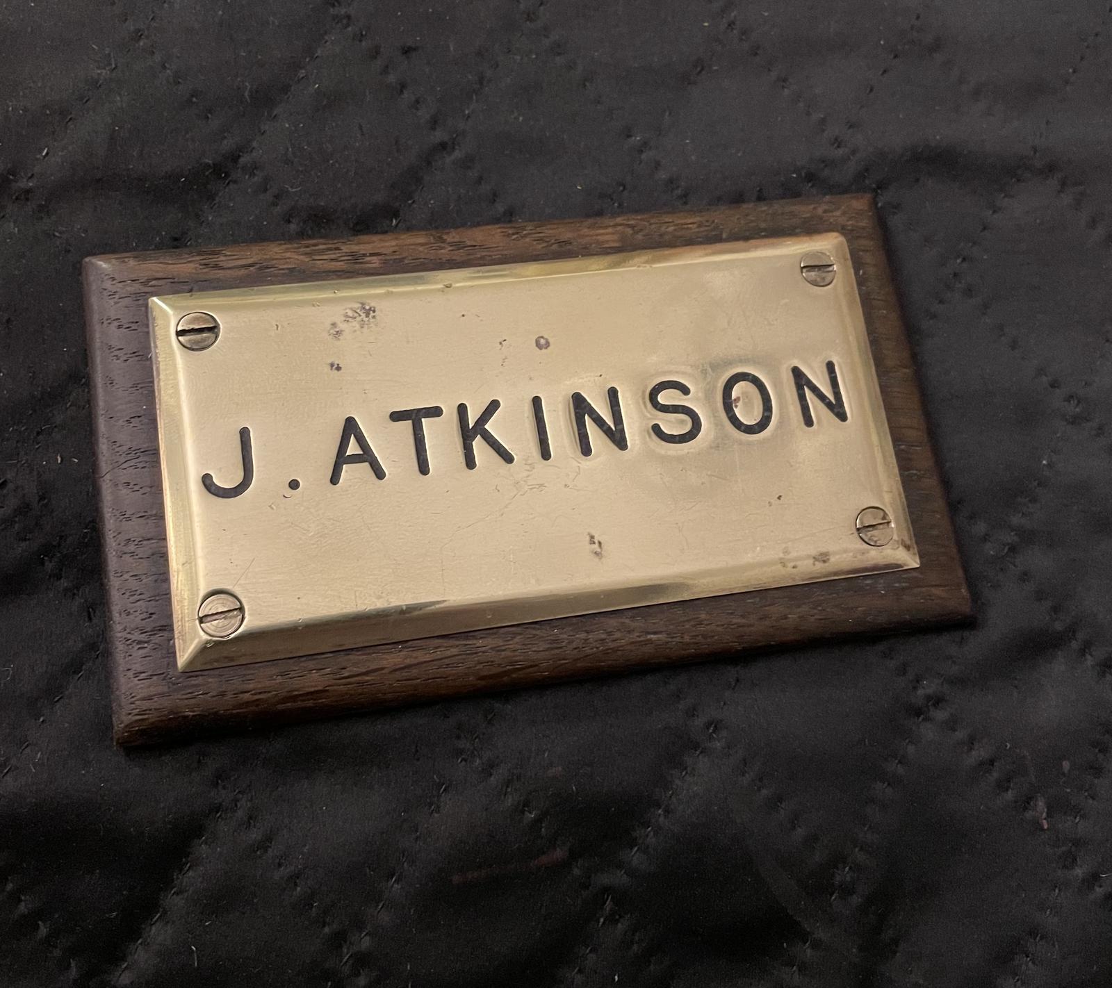 J Atkinson Nameplate (1 of 5)