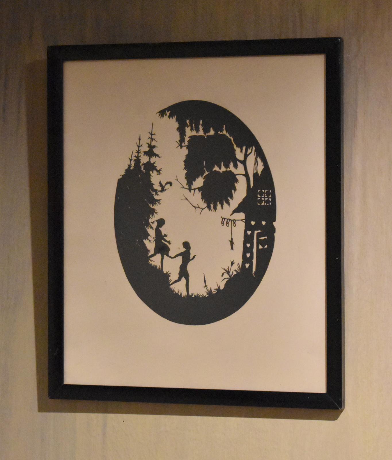 Hansel and Gretel Silhouette - LA424086 | LoveAntiques.com
