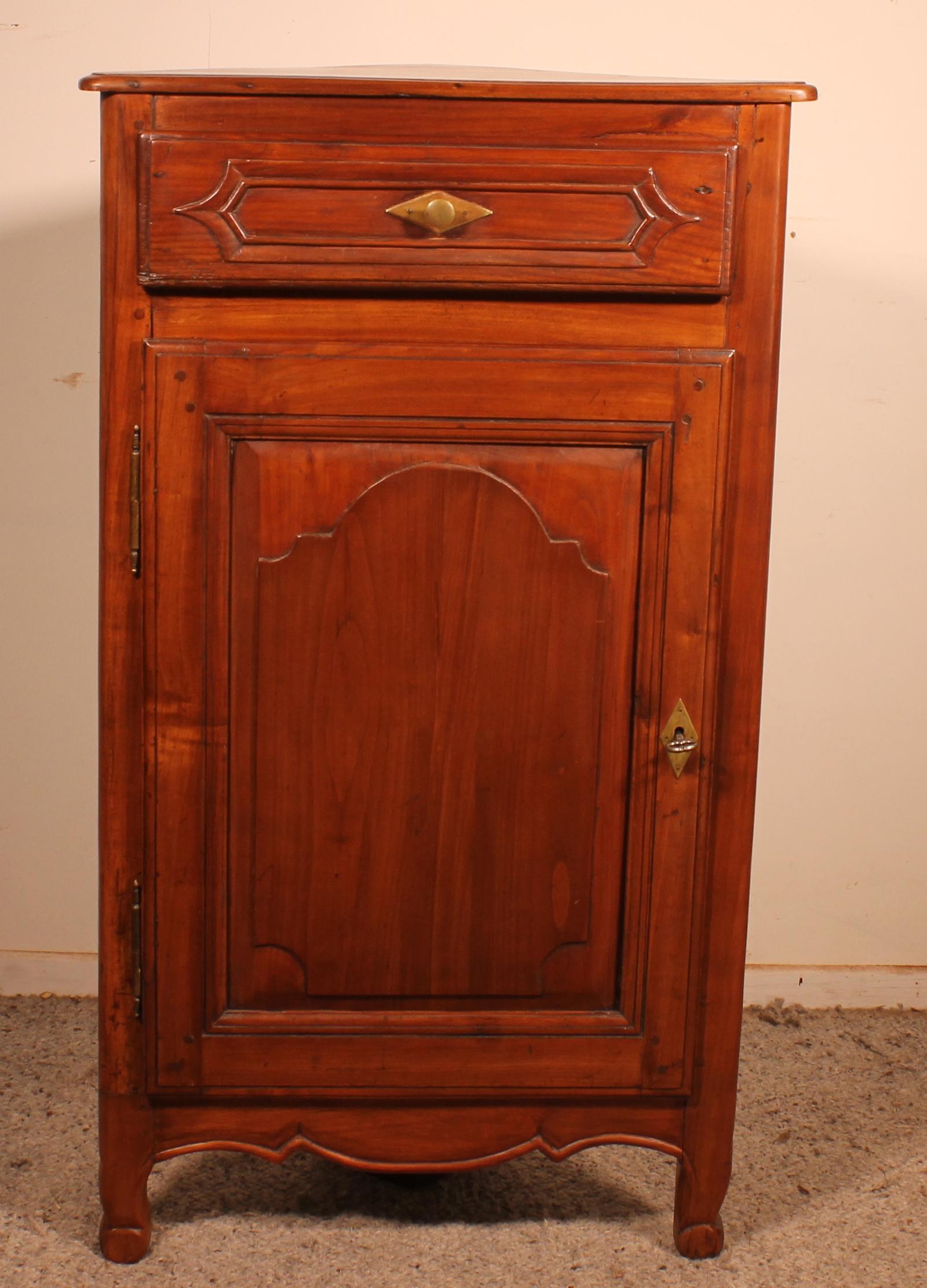 Louis XV Corner Cupboard in Cherrywood (1 of 8)