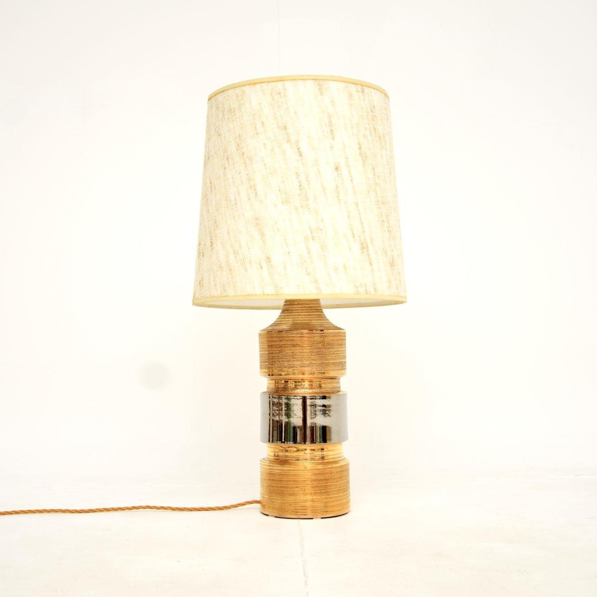 Vintage Italian Ceramic Table Lamp by Bitossi (1 of 7)
