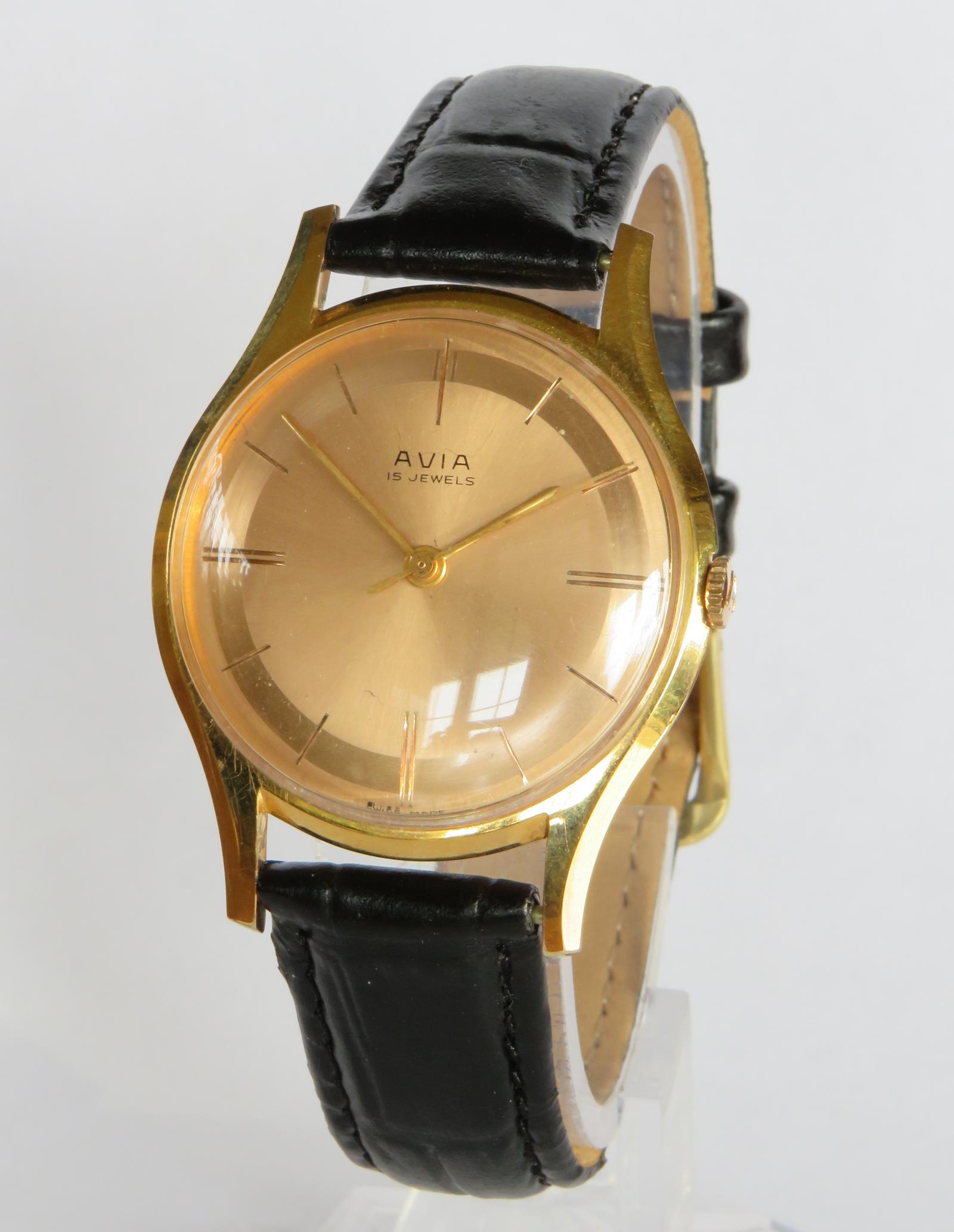 Watch: Gents 1960s Avia Wrist Watch (1 of 5)