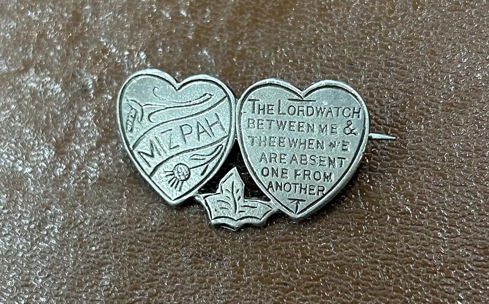 Silver Mizpah Brooch (1 of 3) Silver Mizpah Brooch (1 of 3)