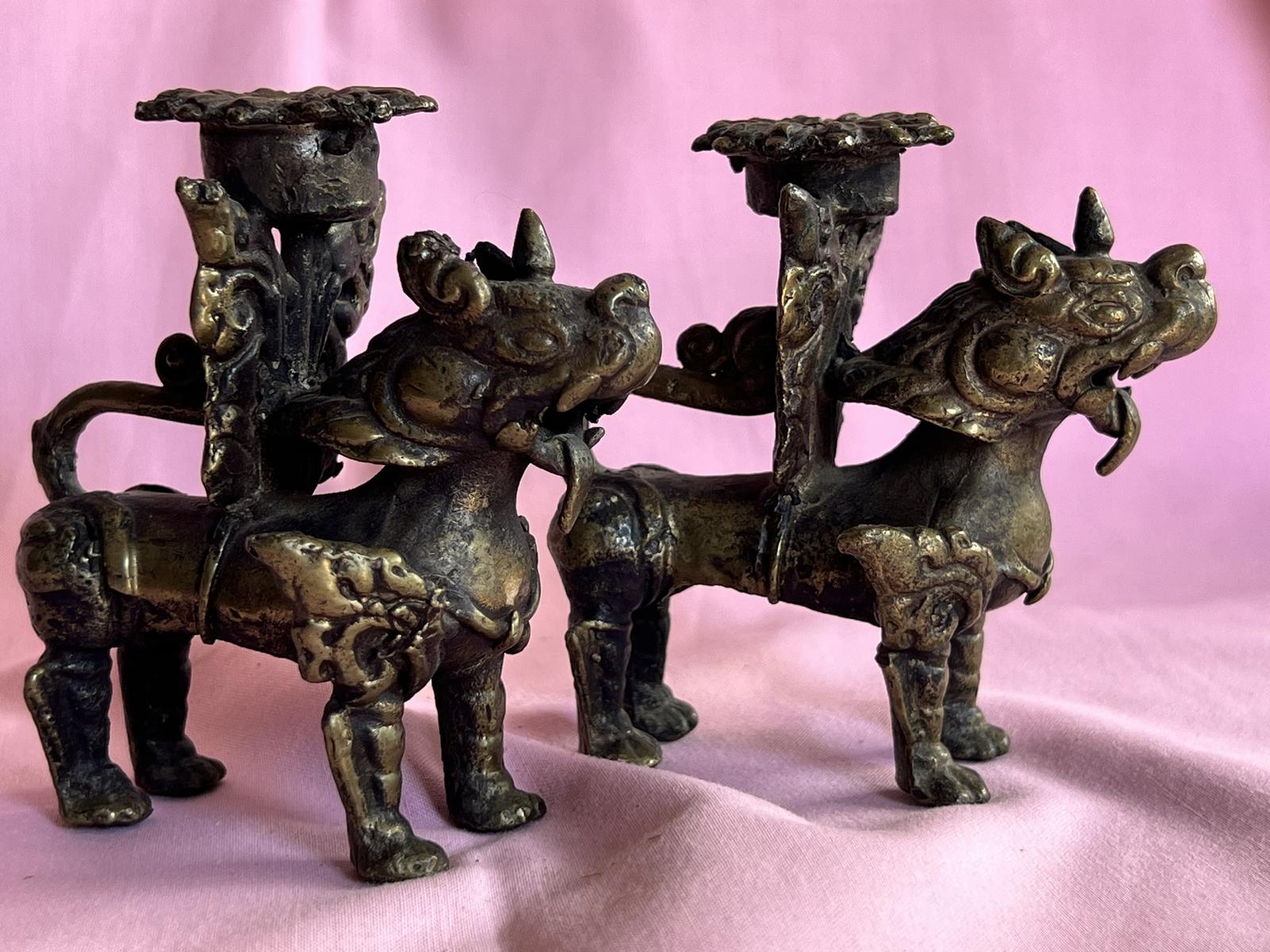 Foo Dog Candleholders (1 of 5) Foo Dog Candleholders (1 of 5)