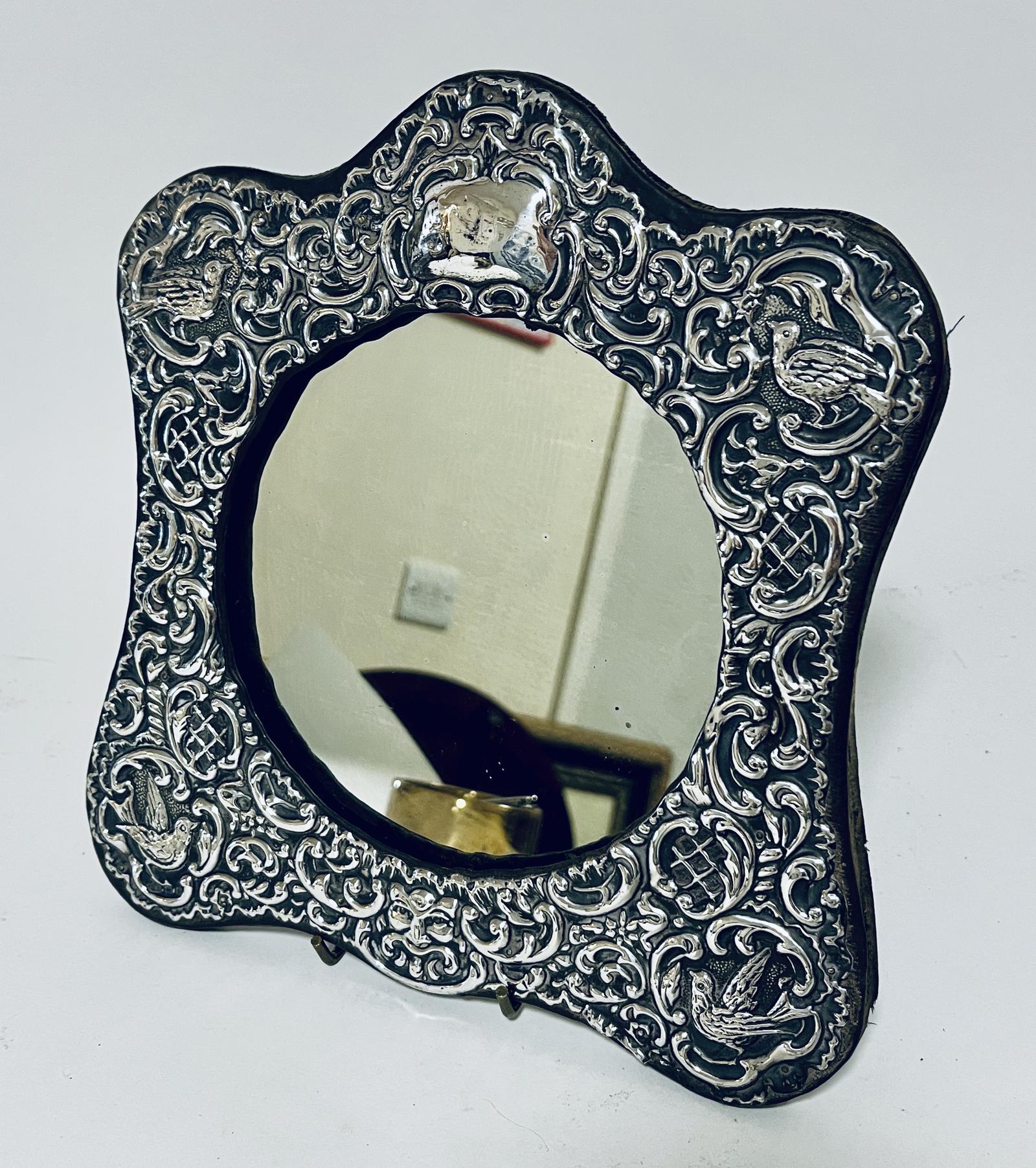 Edwardian Silver Framed Mirror (1 of 9) Edwardian Silver Framed Mirror (1 of 9)