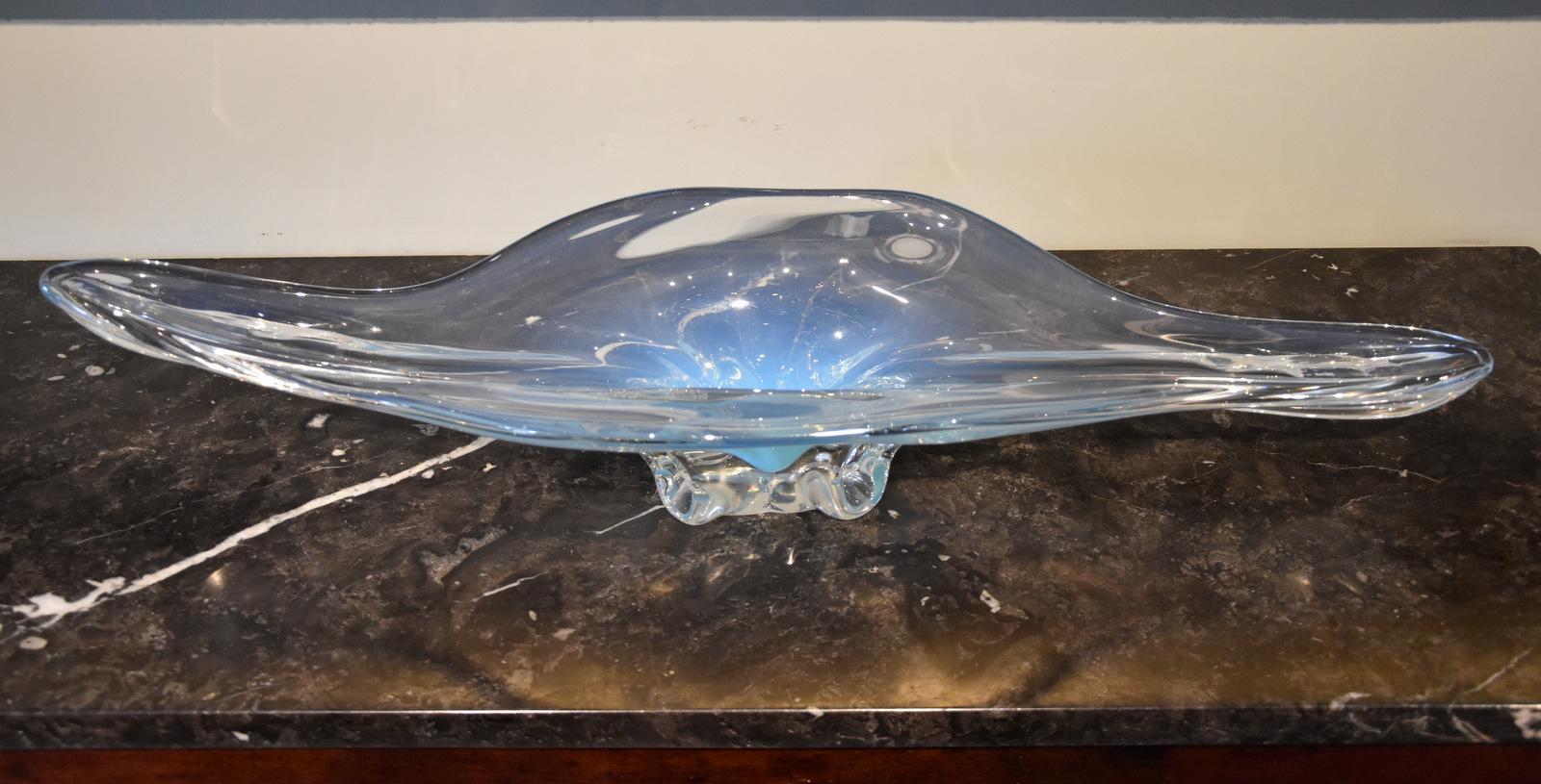 Art Deco Italian Handmade Glass Centrepiece (1 of 4) Art Deco Italian Handmade Glass Centrepiece (1 of 4)