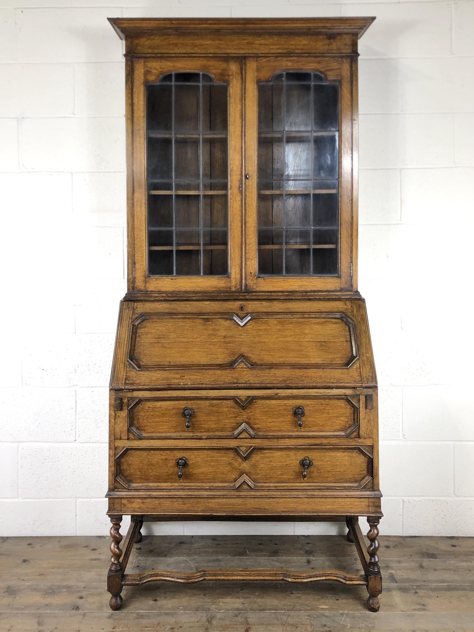 Early 20th Century Antique Oak Bureau Bookcase (1 of 17) Early 20th Century Antique Oak Bureau Bookcase (1 of 17)