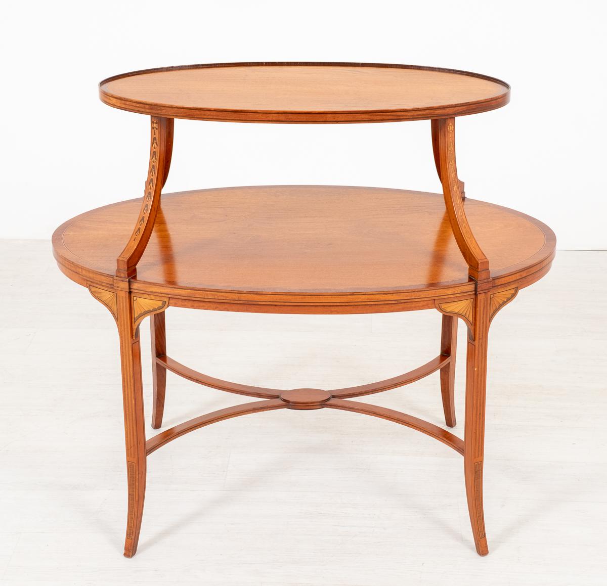 Good Quality Satinwood Etagere (1 of 8)