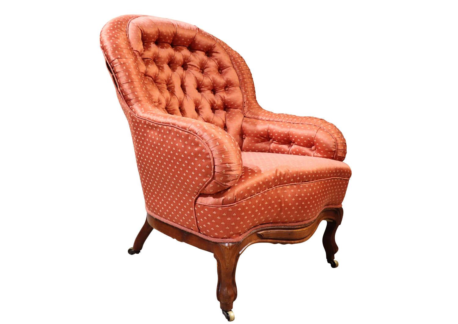 French Upholstered Arm Chair (1 of 5)
