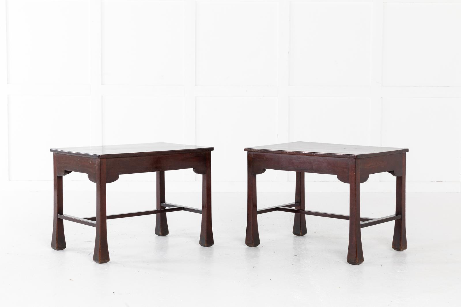 Pair of French Mahogany Side Tables (1 of 4) Pair of French Mahogany Side Tables (1 of 4)