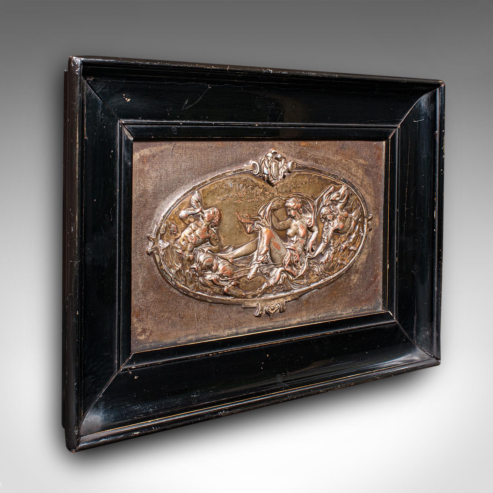 Antique Classical Wall Frieze, Continental, Relief Plaque, Grand Tour c.1880 (1 of 8)
