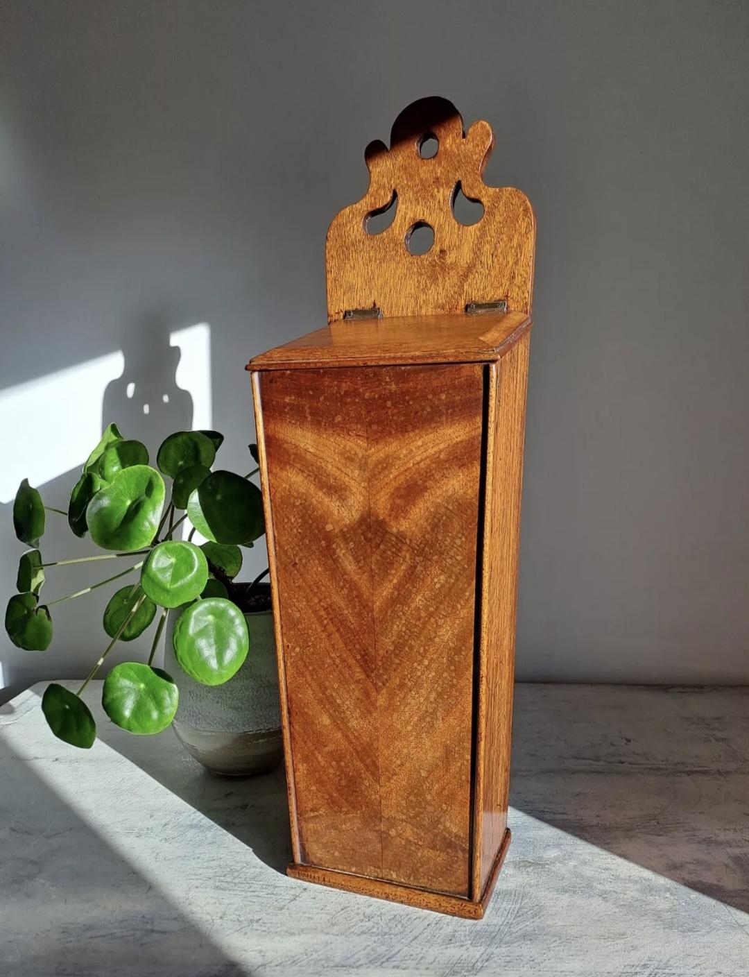 Antique Candle Box, Antique Treen, Antique Furniture (1 of 18)