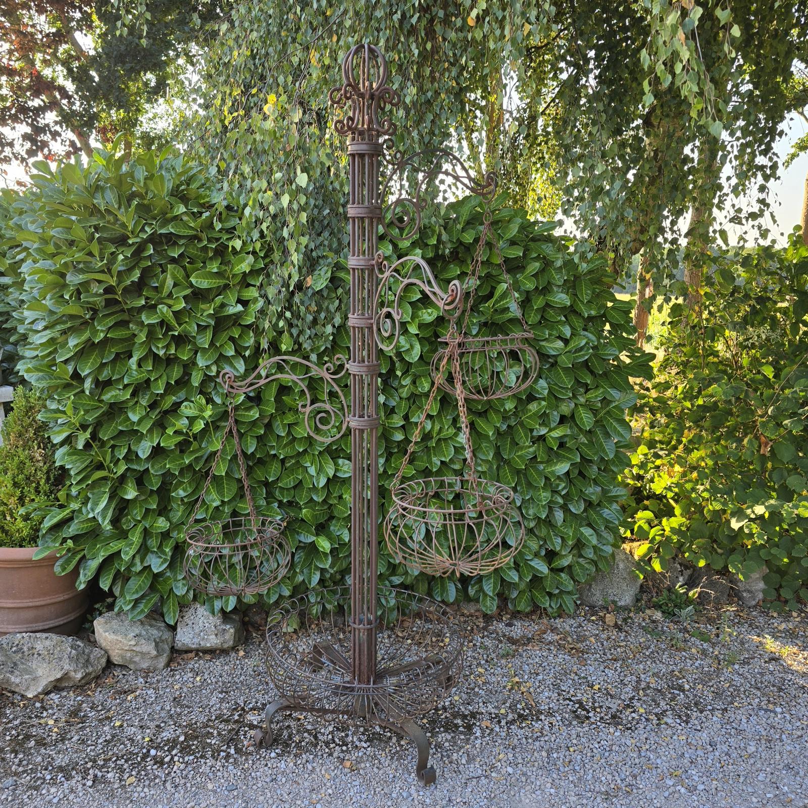 Fab Wrought Iron Plant Stand (1 of 6) Fab Wrought Iron Plant Stand (1 of 6)