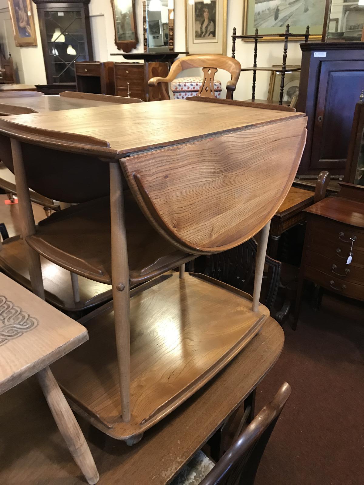 Ercol 3 tier elm trolly (1 of 1) Ercol 3 tier elm trolly (1 of 1)