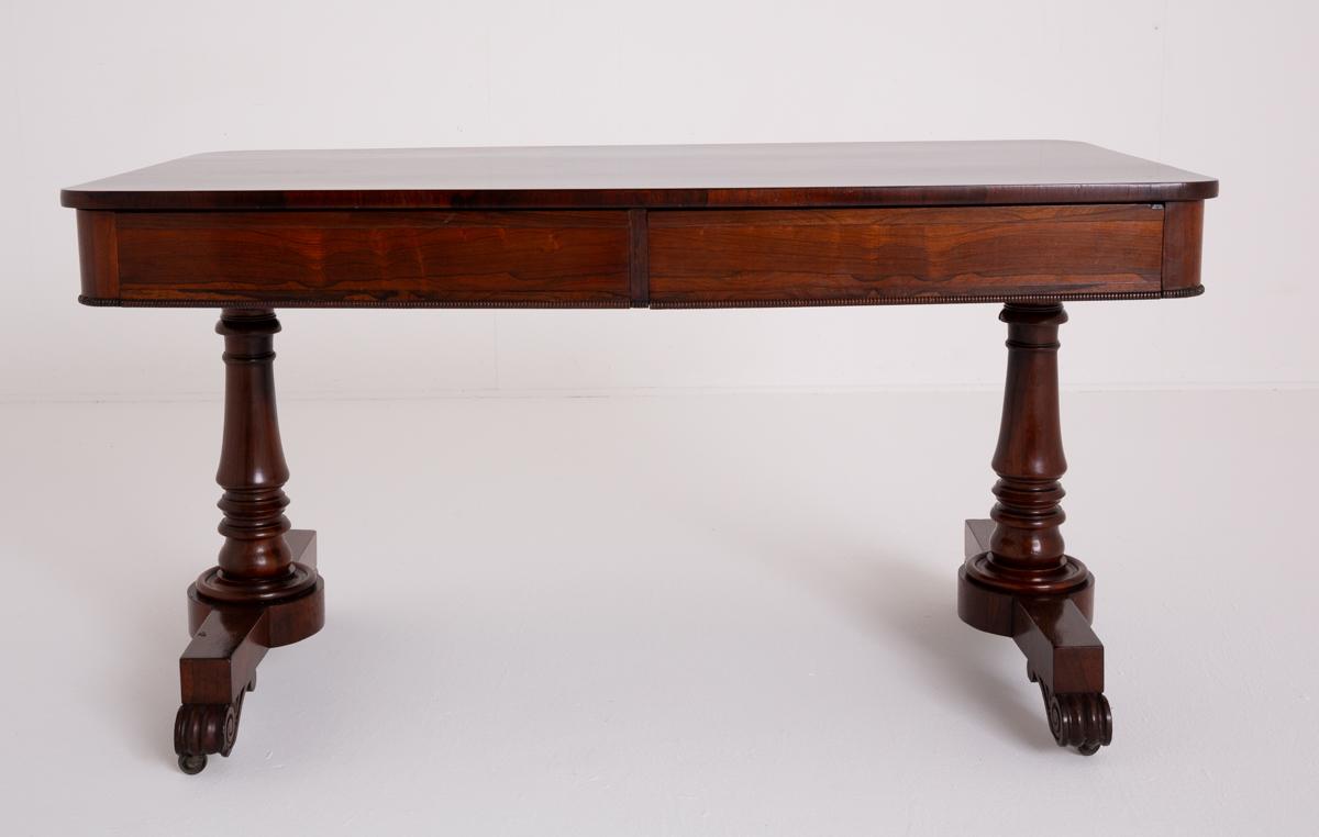 William IV Rosewood Library Table (1 of 7)
