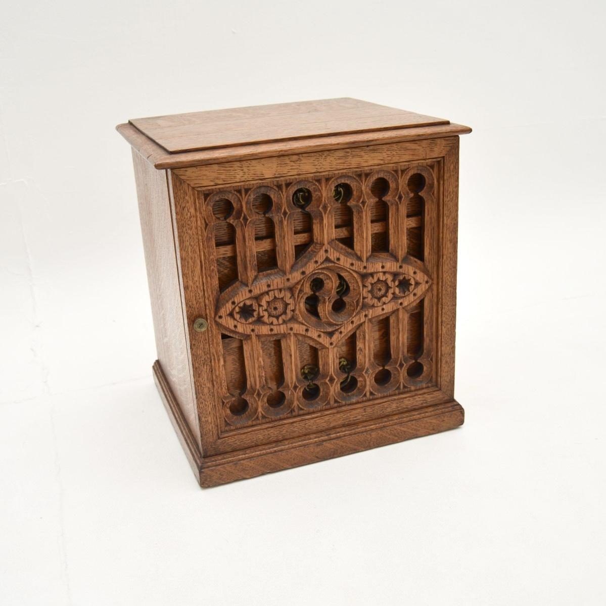 Antique Victorian Oak Specimen Chest (1 of 10)