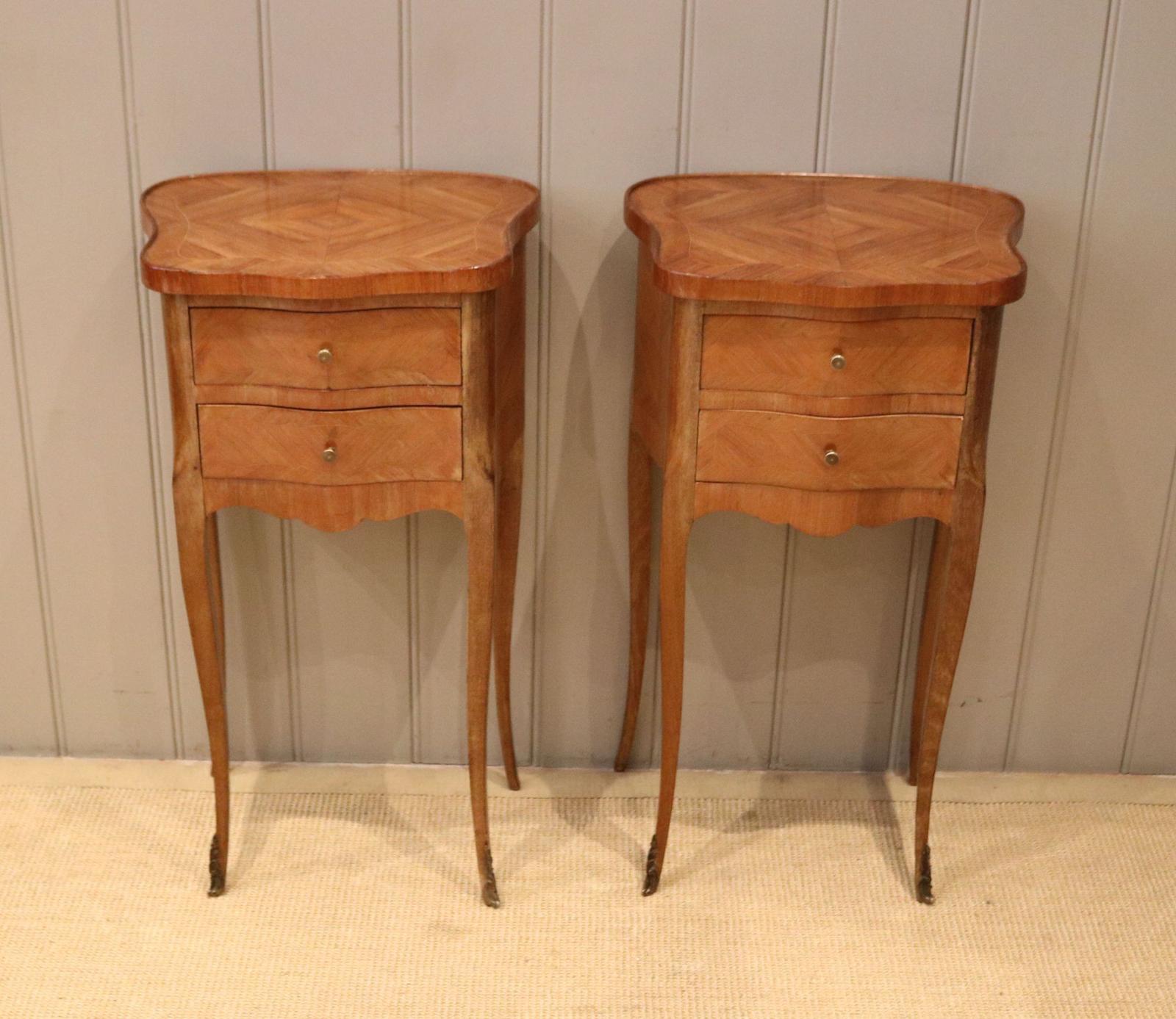 Pair of French Kingwood Bedside Cabinets (1 of 11) Pair of French Kingwood Bedside Cabinets (1 of 11)