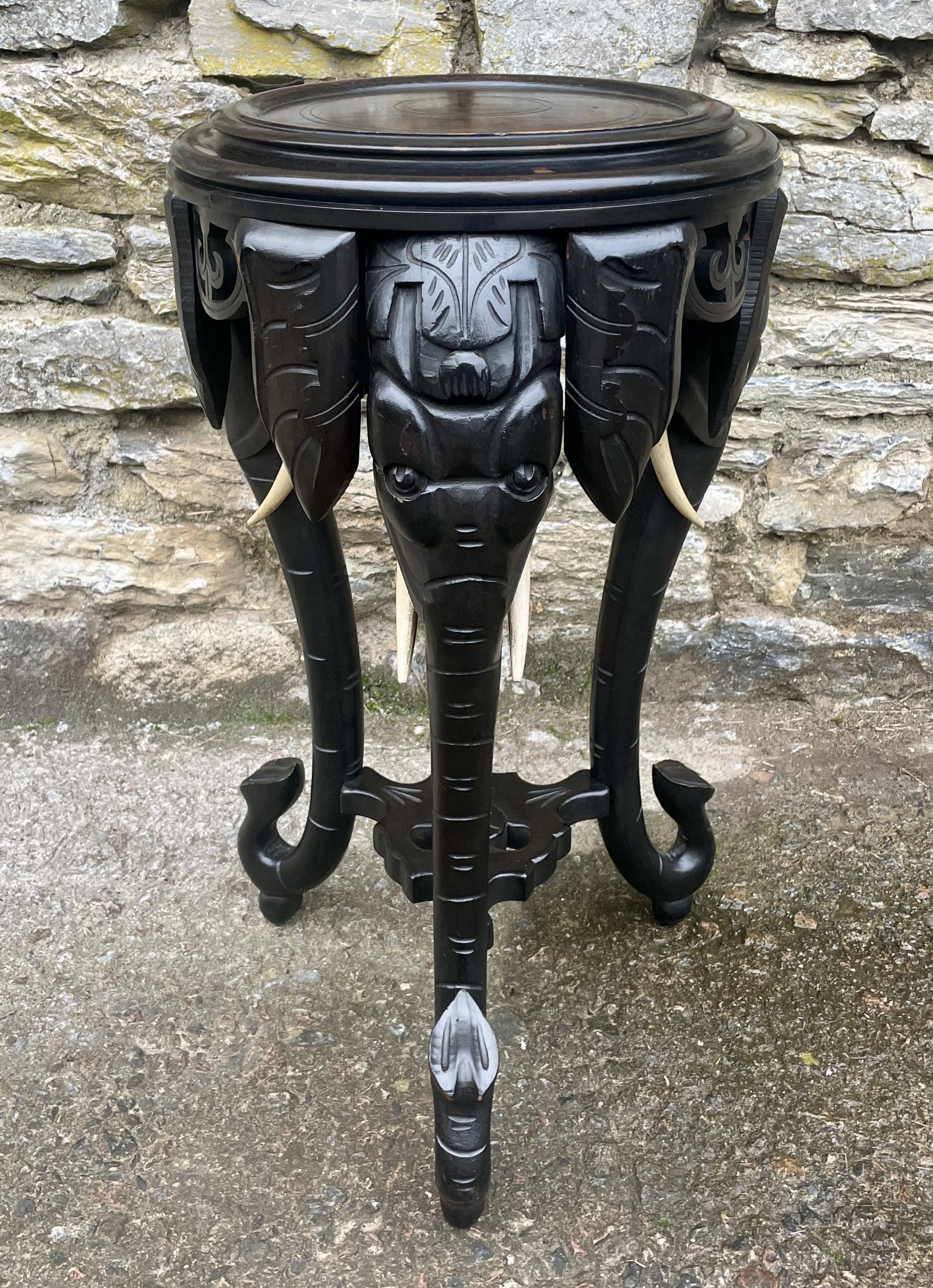 Anglo Indian Ebonised Elephant Table (1 of 11) Anglo Indian Ebonised Elephant Table (1 of 11)