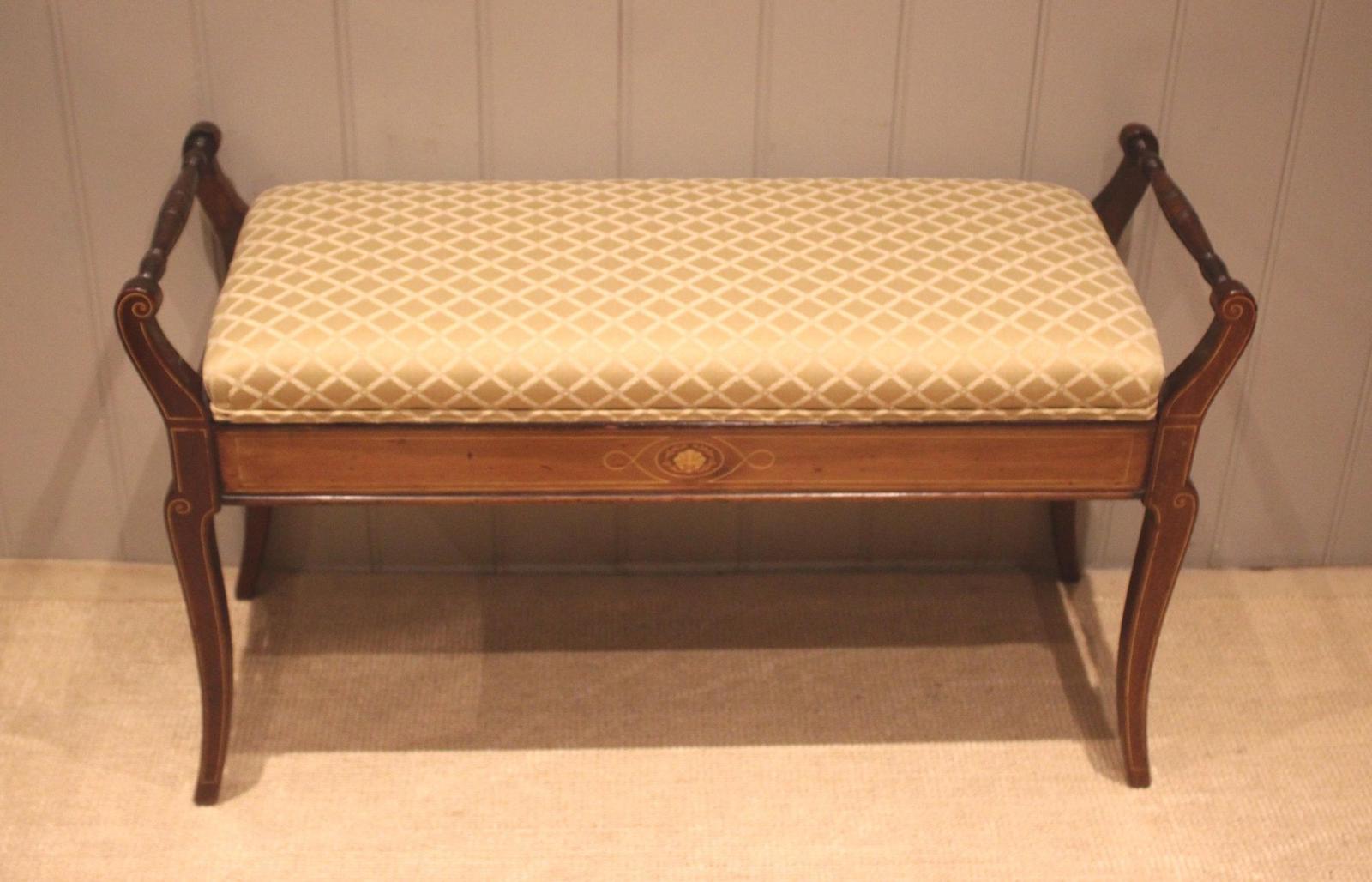 Edwardian Mahogany Duet Stool (1 of 9) Edwardian Mahogany Duet Stool (1 of 9)