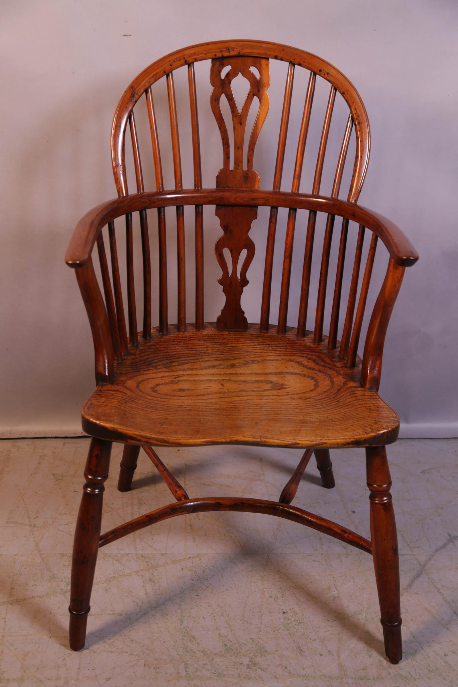 A Yew Wood Windsor Chair Wheatland Retford (1 of 9)