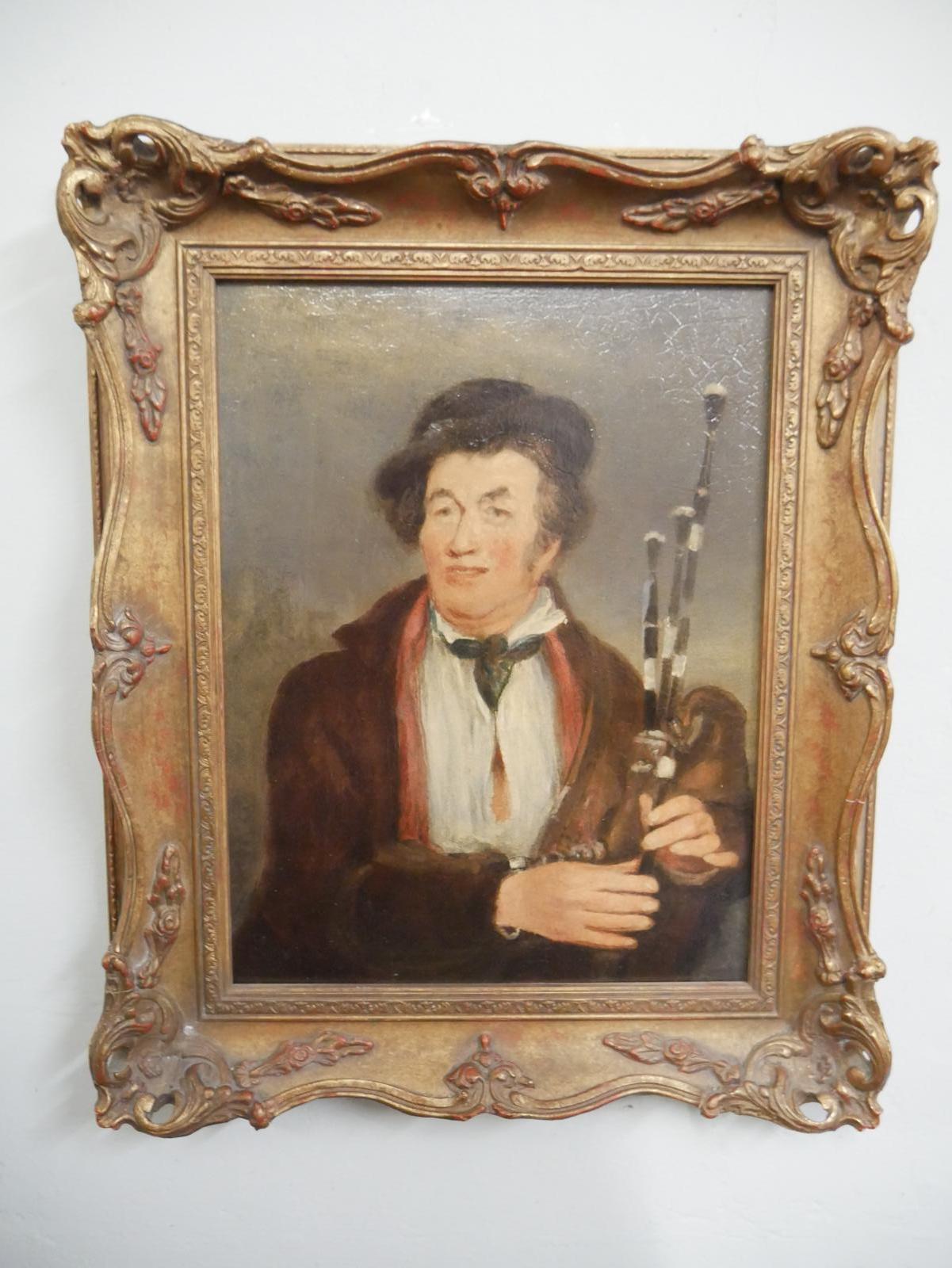 Oil Painting of a "Piper" (1 of 8)