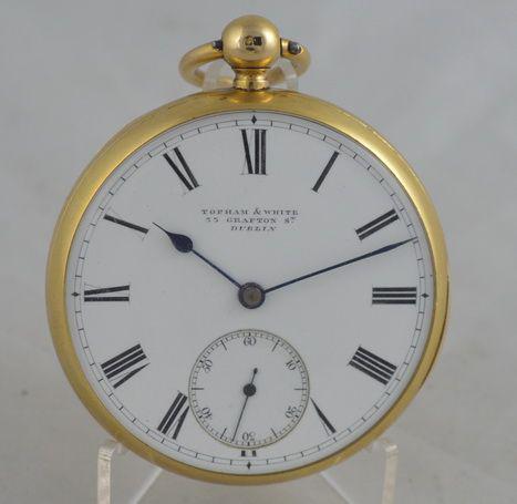 Topham & White Dublin 18k Gold Pocket Watch (1 of 3) Topham & White Dublin 18k Gold Pocket Watch (1 of 3)