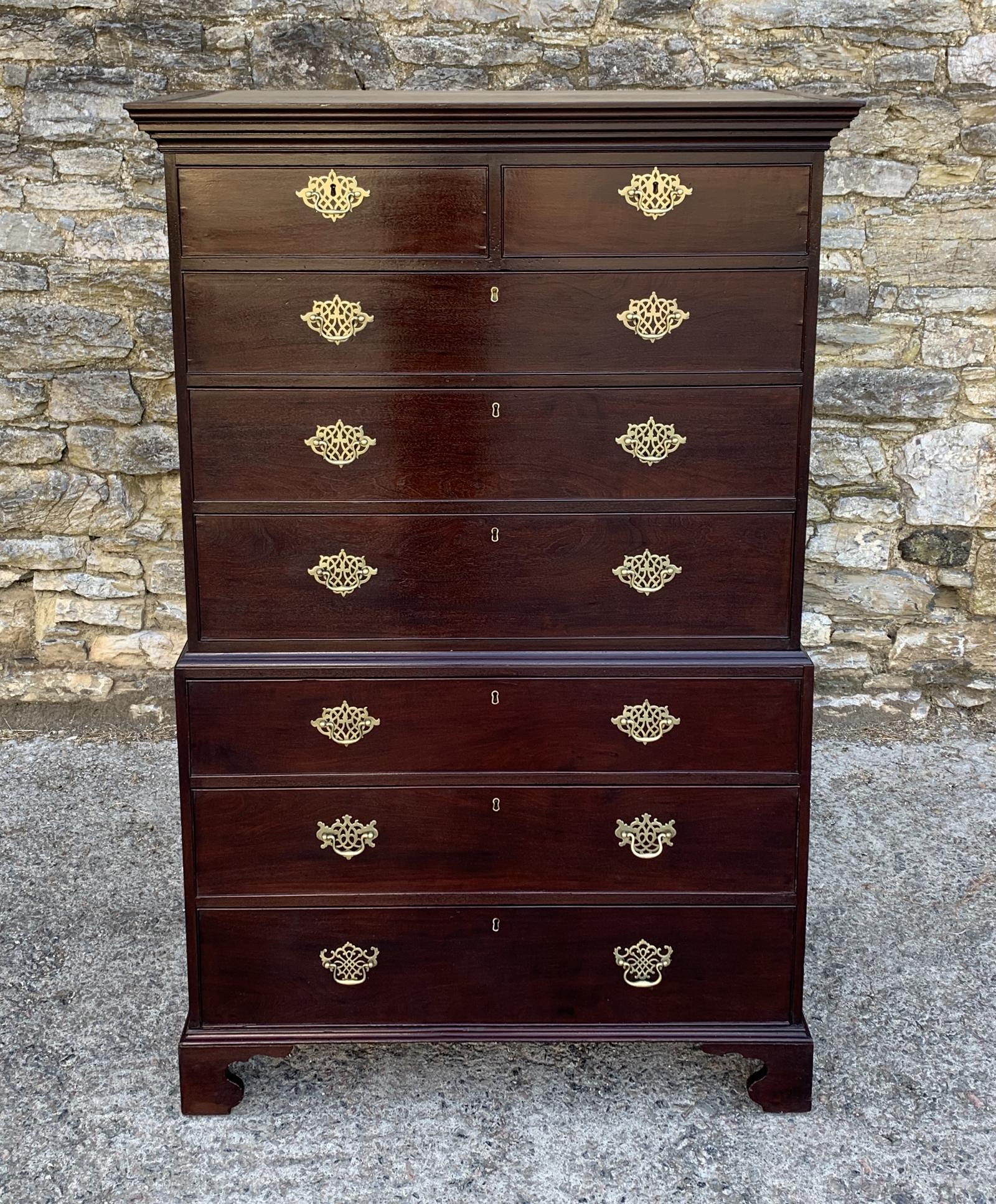 Good Georgian Mahogany Chest on Chest Tallboy (1 of 17) Good Georgian Mahogany Chest on Chest Tallboy (1 of 17)