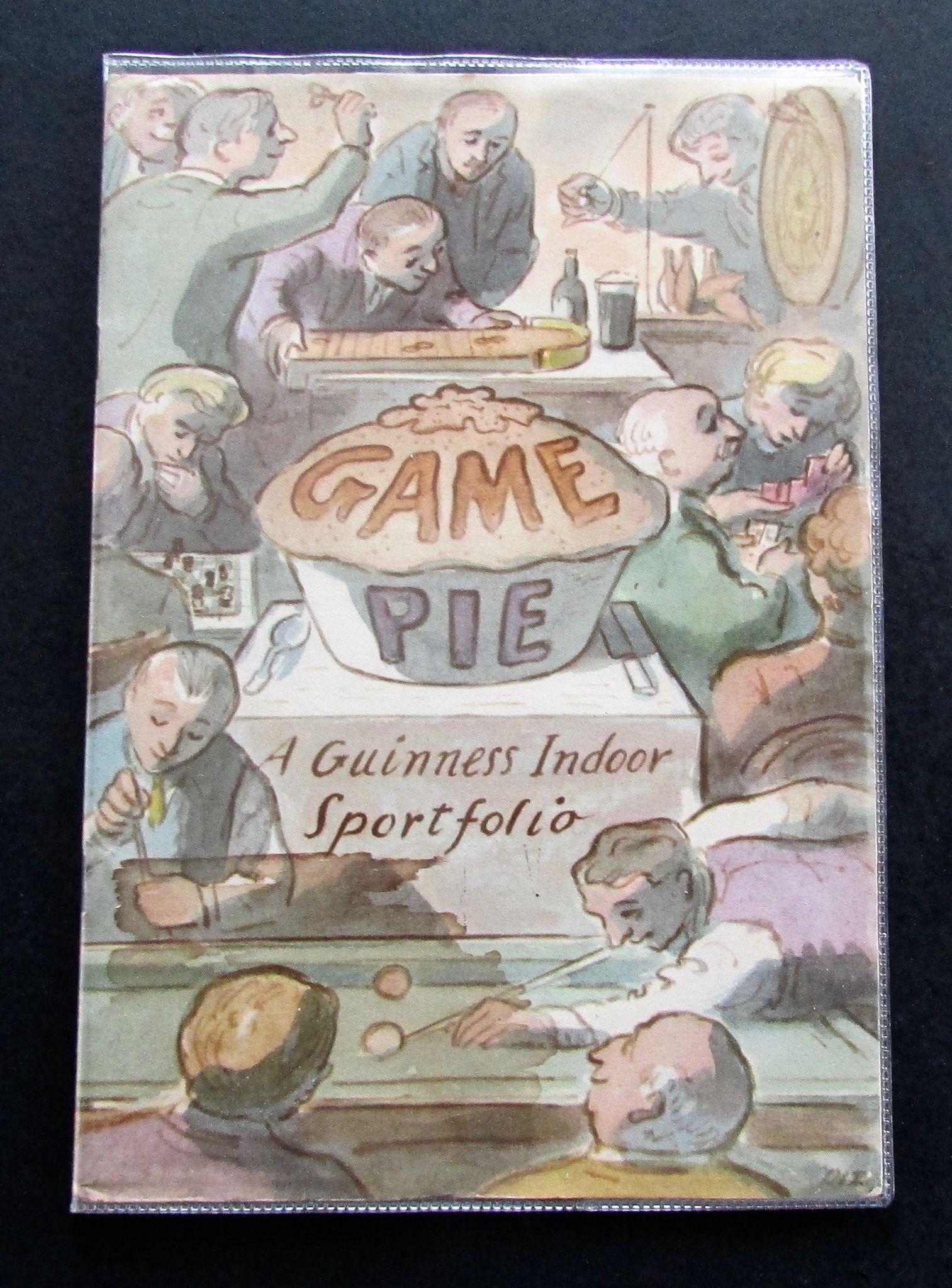 1955 1st Edition.  Guinness   Game Pie.   An Indoor Sportfolio by Edward  Ardizzone (1 of 5)