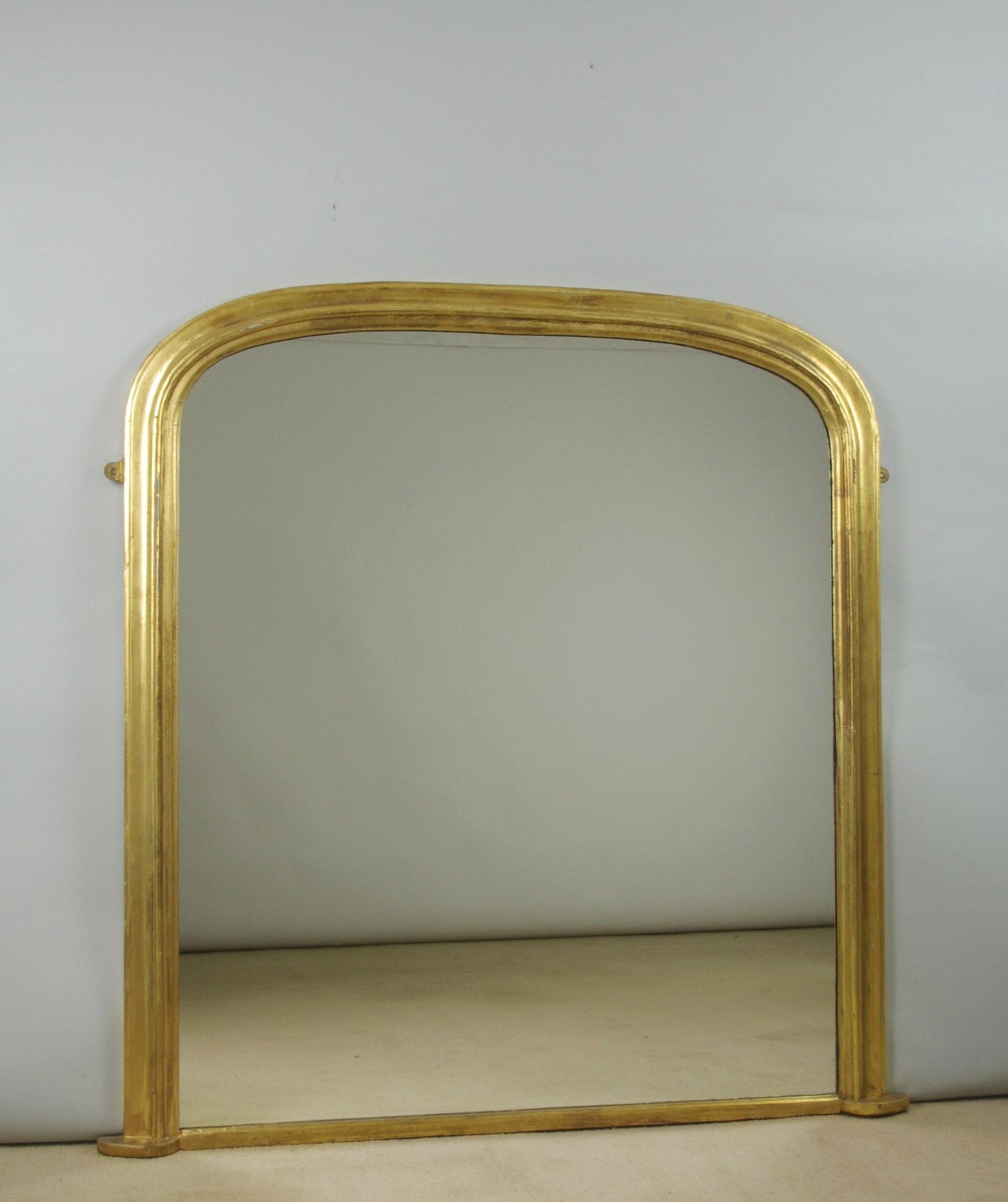 Victorian Gilt Large Arch Top Overmantle Miror (1 of 8)