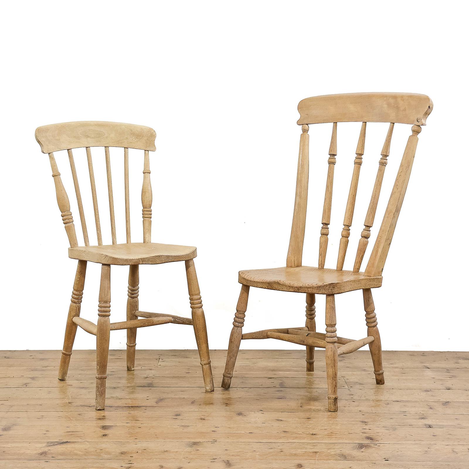 Antique Victorian Pine Nursing Chair with Accompanying Chair (1 of 6)