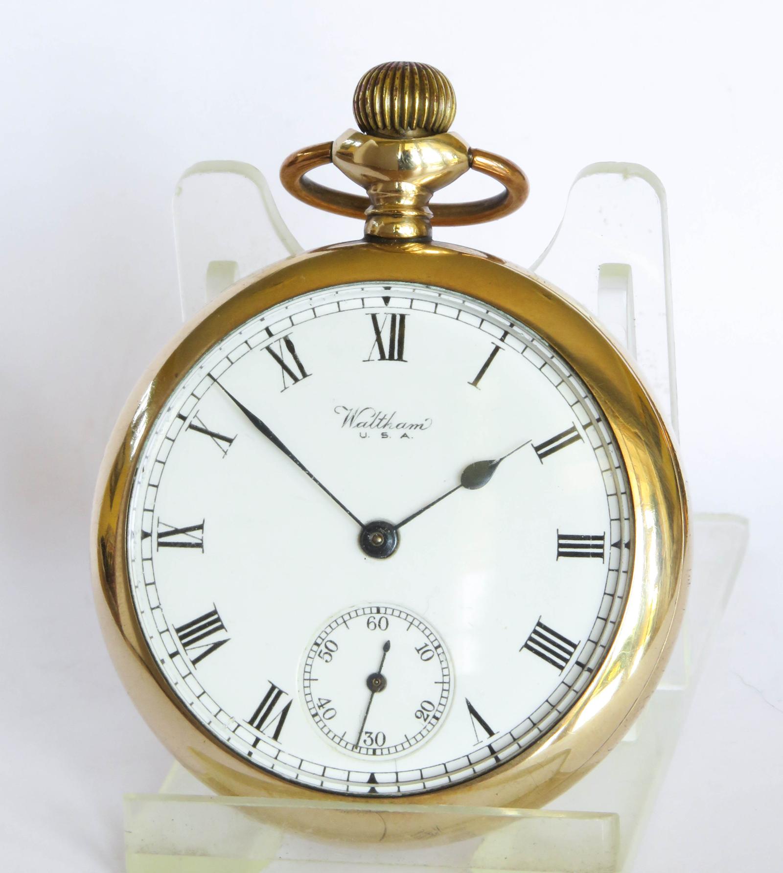 Pocket Watch: Antique Waltham Traveler Pocket Watch 1925 (1 of 4)