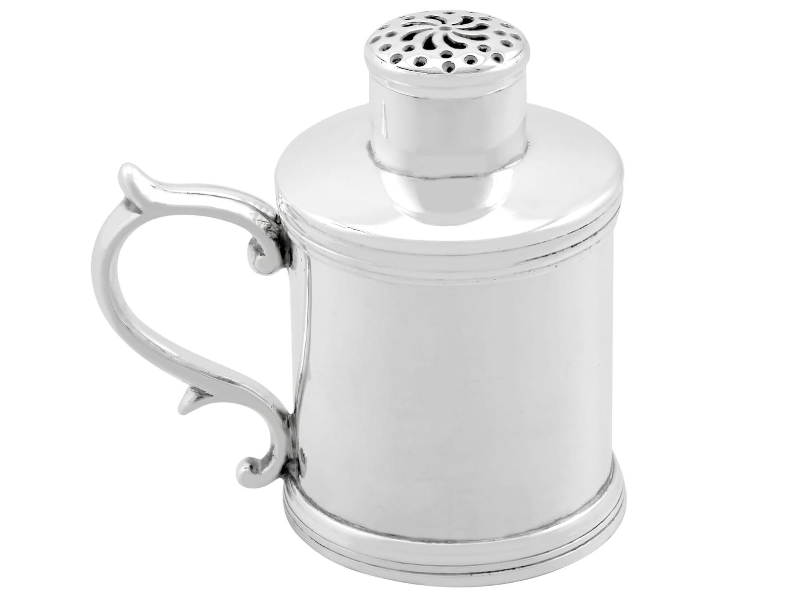 Antique Victorian Scottish Sterling Silver Kitchen Pepper (1 of 11)