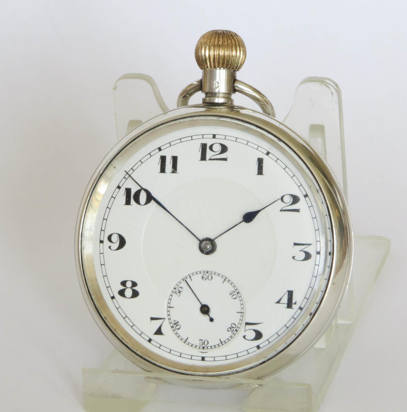 Pocket Watch: Antique Silver Nimra Pocket Watch 1919 (1 of 5)