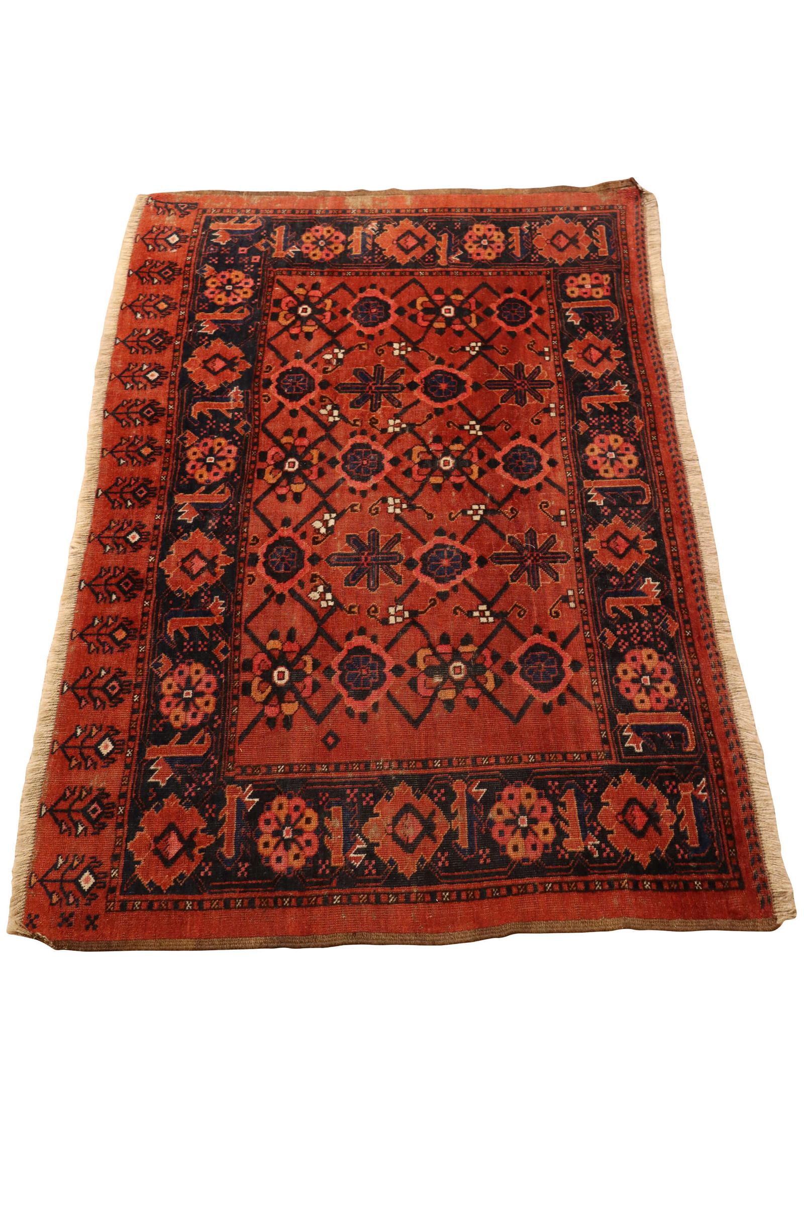 Antique North-West Persian Kurdish / Hamadan Hand-Knotted Tribal Rug c.1900 (1 of 3) Antique North-West Persian Kurdish / Hamadan Hand-Knotted Tribal Rug c.1900 (1 of 3)