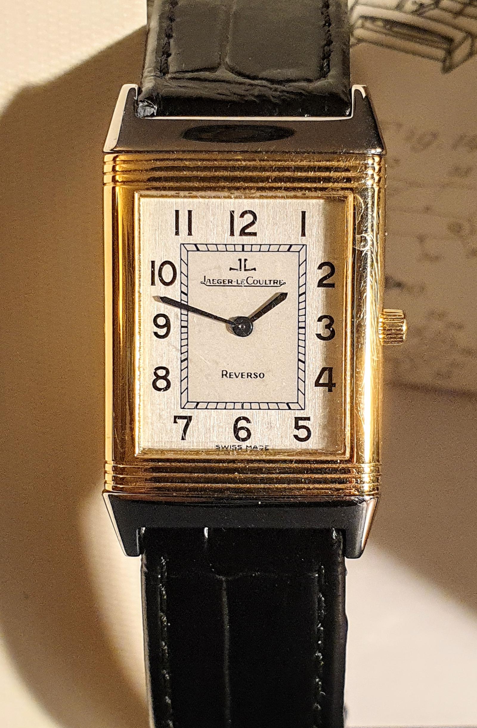 Jeager le Coultre Reverso Ladies Watch in Gold & Steel (1 of 6)