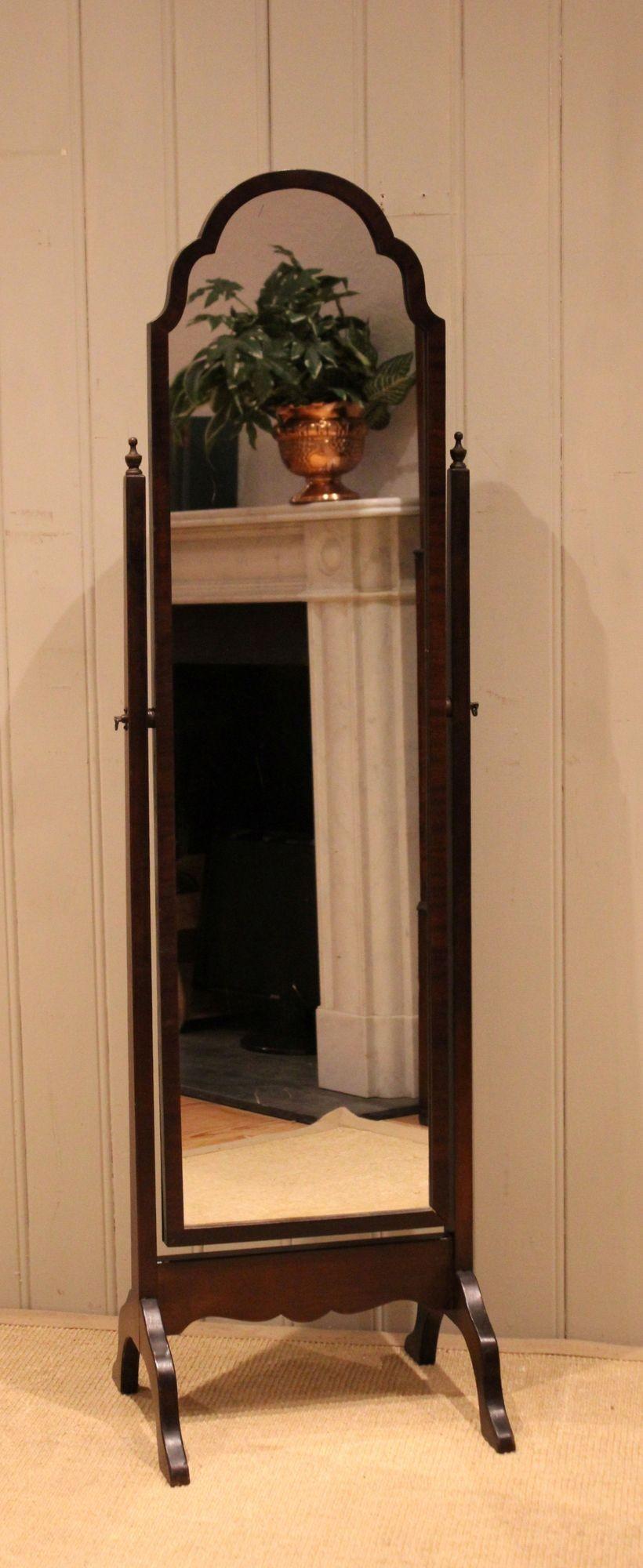 Mahogany Cheval Mirror (1 of 12)