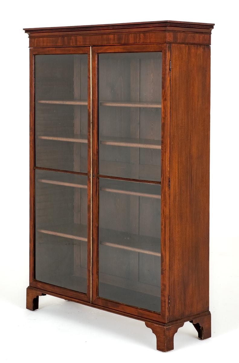 Regency Mahogany 2 Door Glazed Bookcase (1 of 7) Regency Mahogany 2 Door Glazed Bookcase (1 of 7)