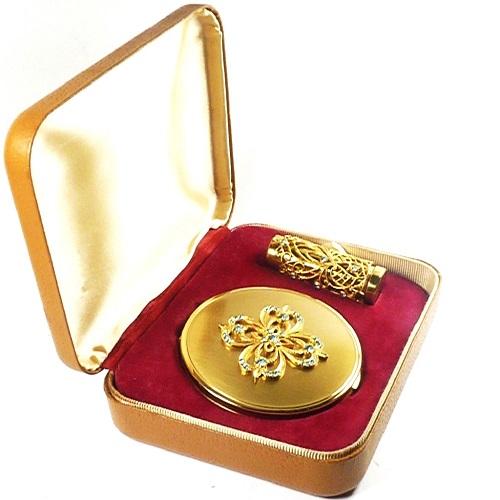 Unused Cased Ornate Mid-century Vanity Set (1 of 11)