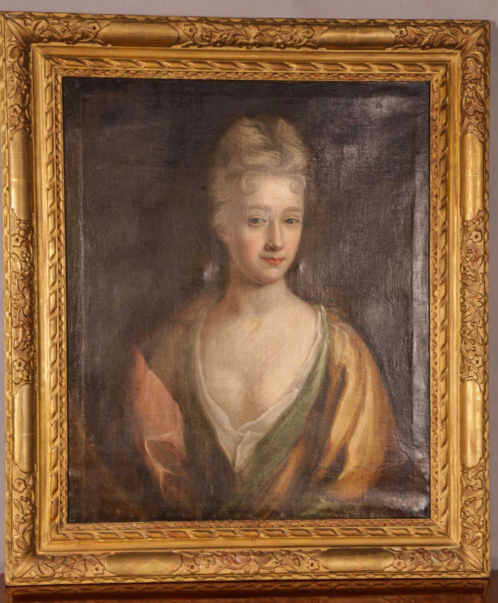 18th Century Oil on Canvas Lady (1 of 6) 18th Century Oil on Canvas Lady (1 of 6)