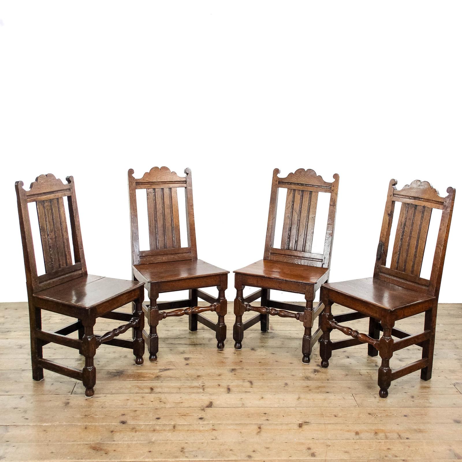 Set of Four Antique Oak Dining Chairs (1 of 10) Set of Four Antique Oak Dining Chairs (1 of 10)