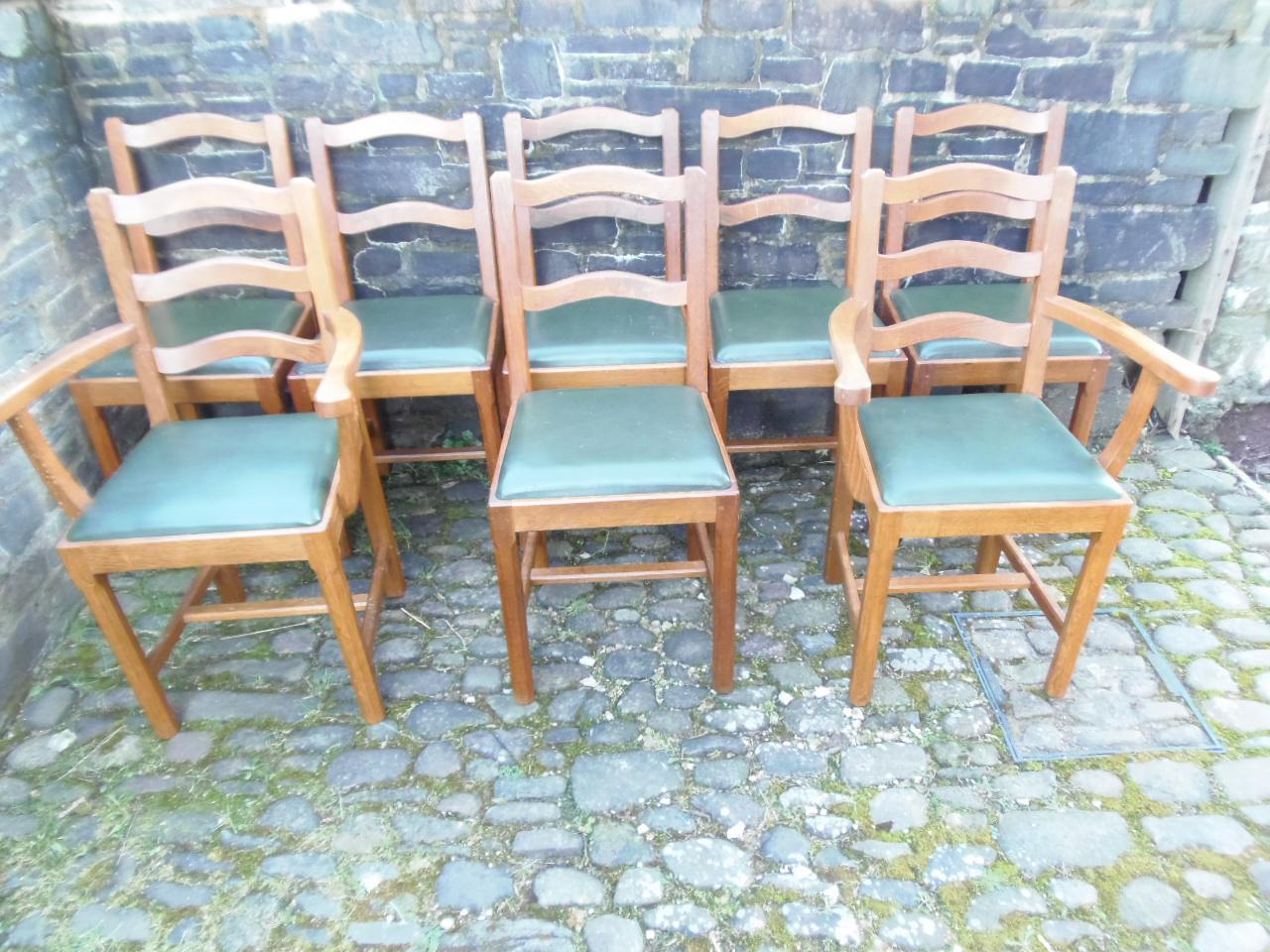 Set of Eight Chairs by Acorn Man (1 of 12) Set of Eight Chairs by Acorn Man (1 of 12)