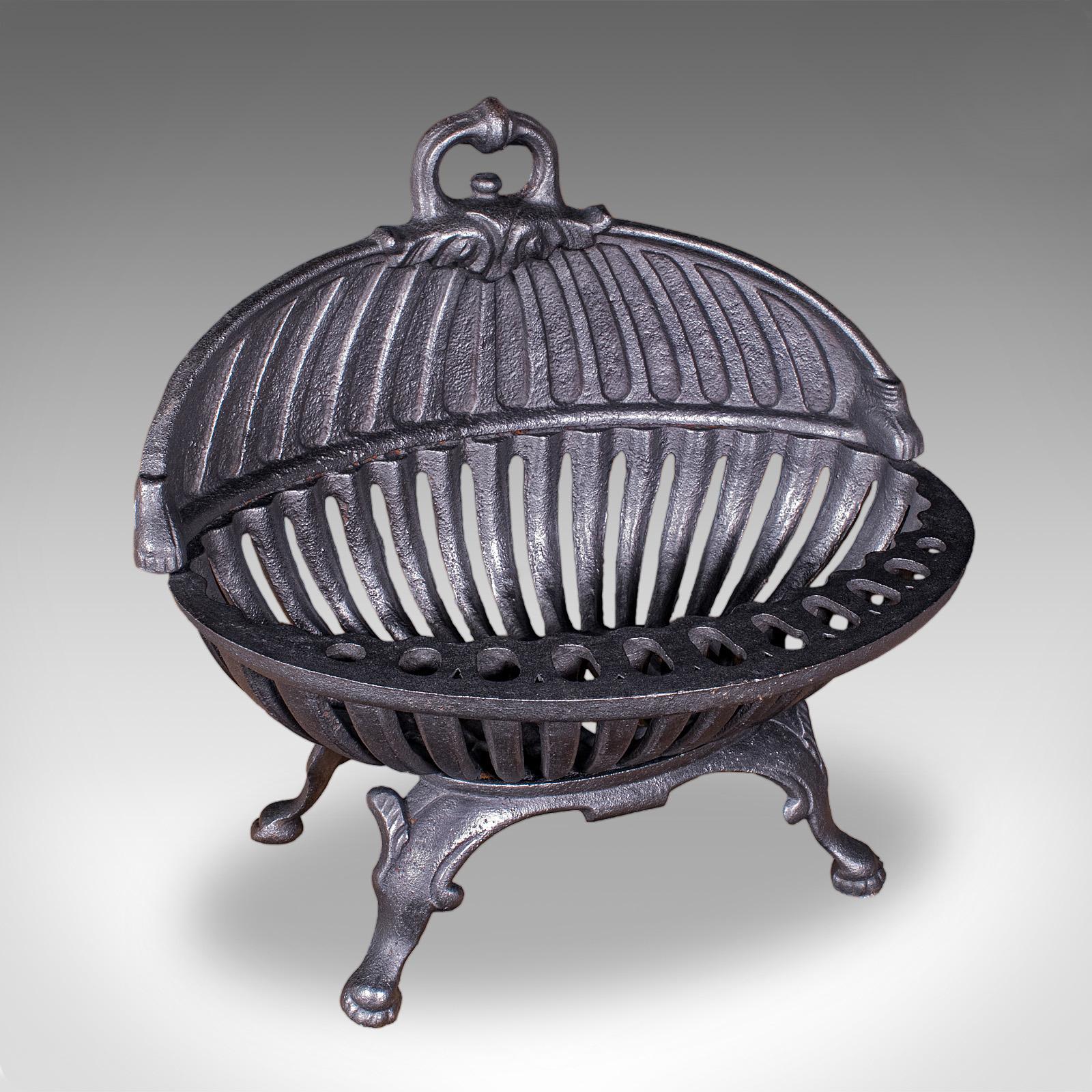 Antique Regency Revival Fire Basket, English, Iron, Fireplace, Grate, Edwardian (1 of 10) Antique Regency Revival Fire Basket, English, Iron, Fireplace, Grate, Edwardian (1 of 10)