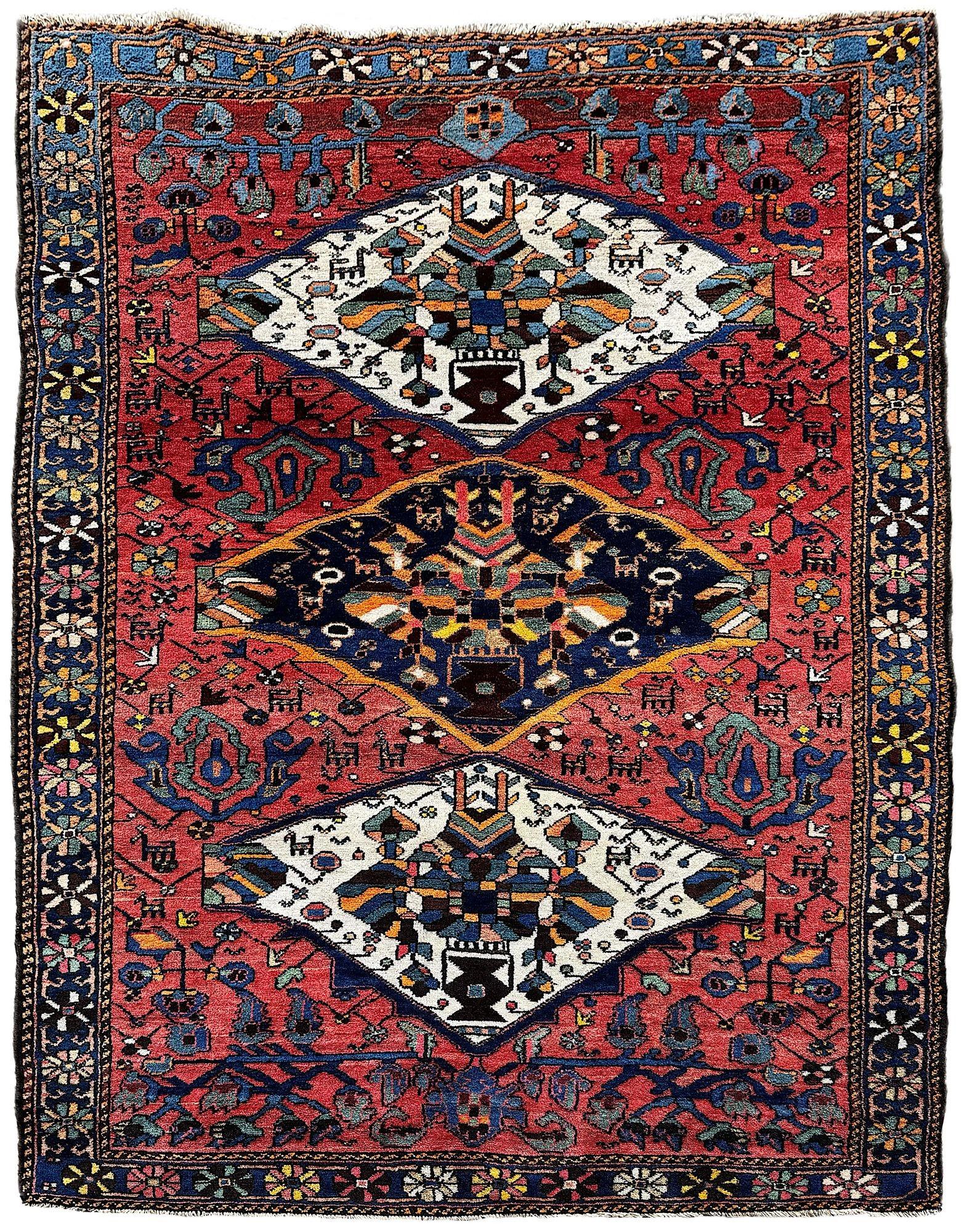 Antique Bakhtiar Rug (1 of 20)