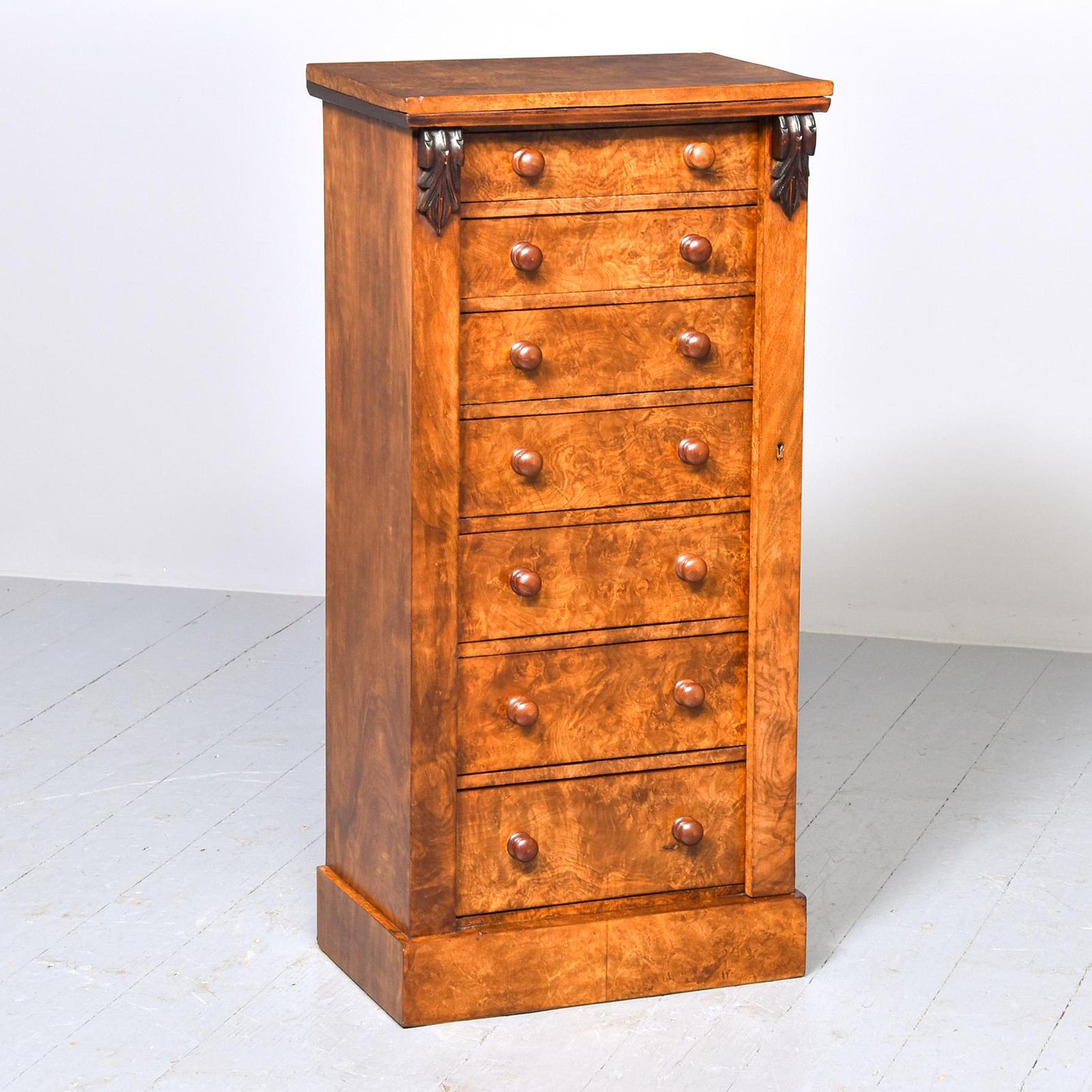 Antique Mid Victorian Walnut Wellington Chest (1 of 7) Antique Mid Victorian Walnut Wellington Chest (1 of 7)