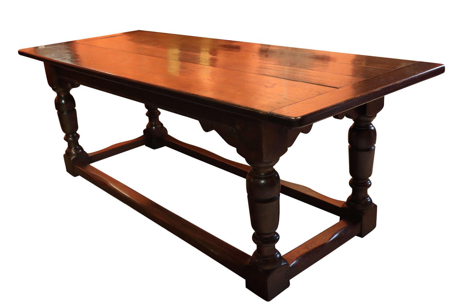 19th Century Oak Refectory Table (1 of 6)