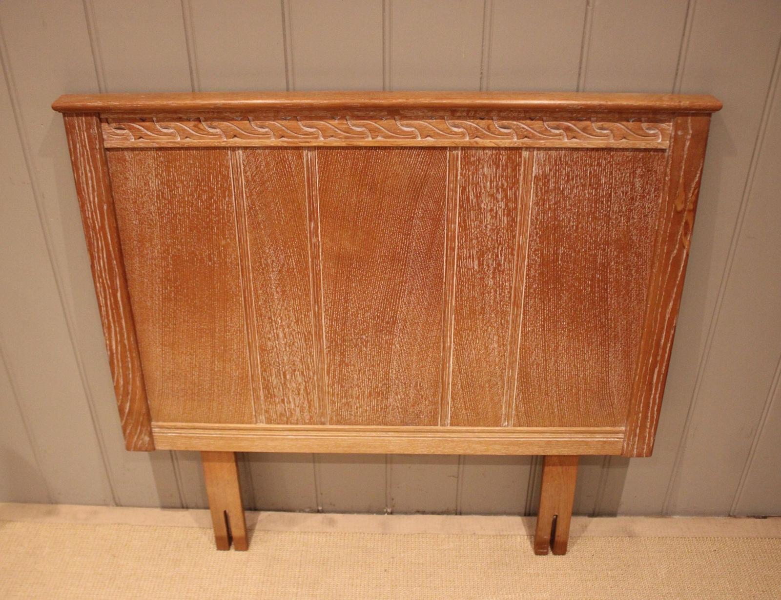 Single Limed Oak Headboard (1 of 10)